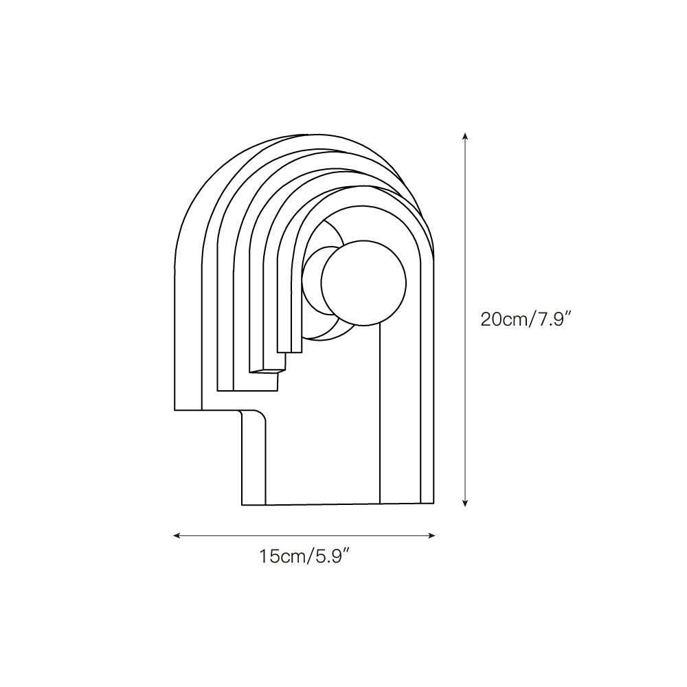 Mjolkuvyh Modern Minimalist Travertine Wall Lamp - Letslighting