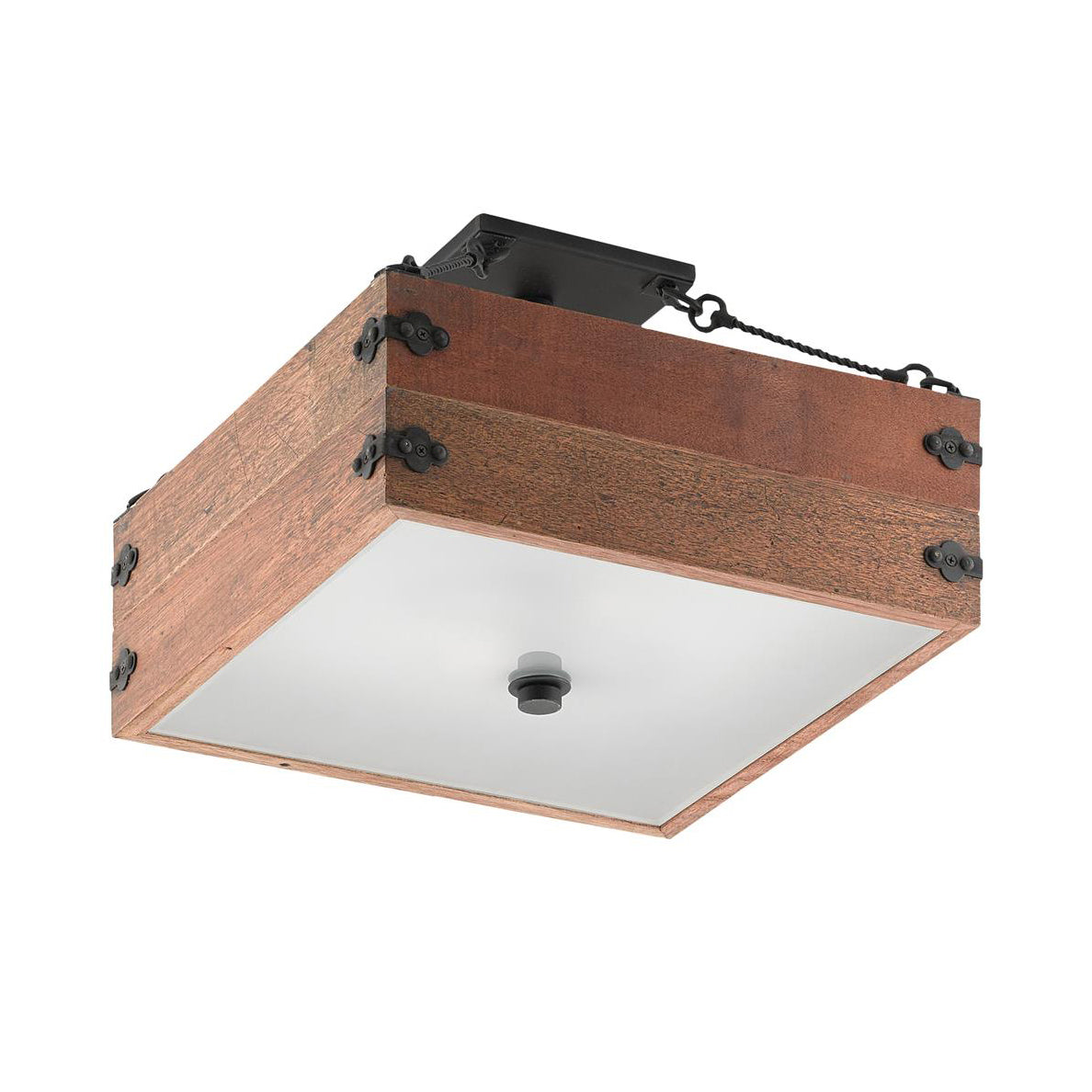 Ljomuvyu Vintage Industrielle Holz-Deckenlampe-Letslighting