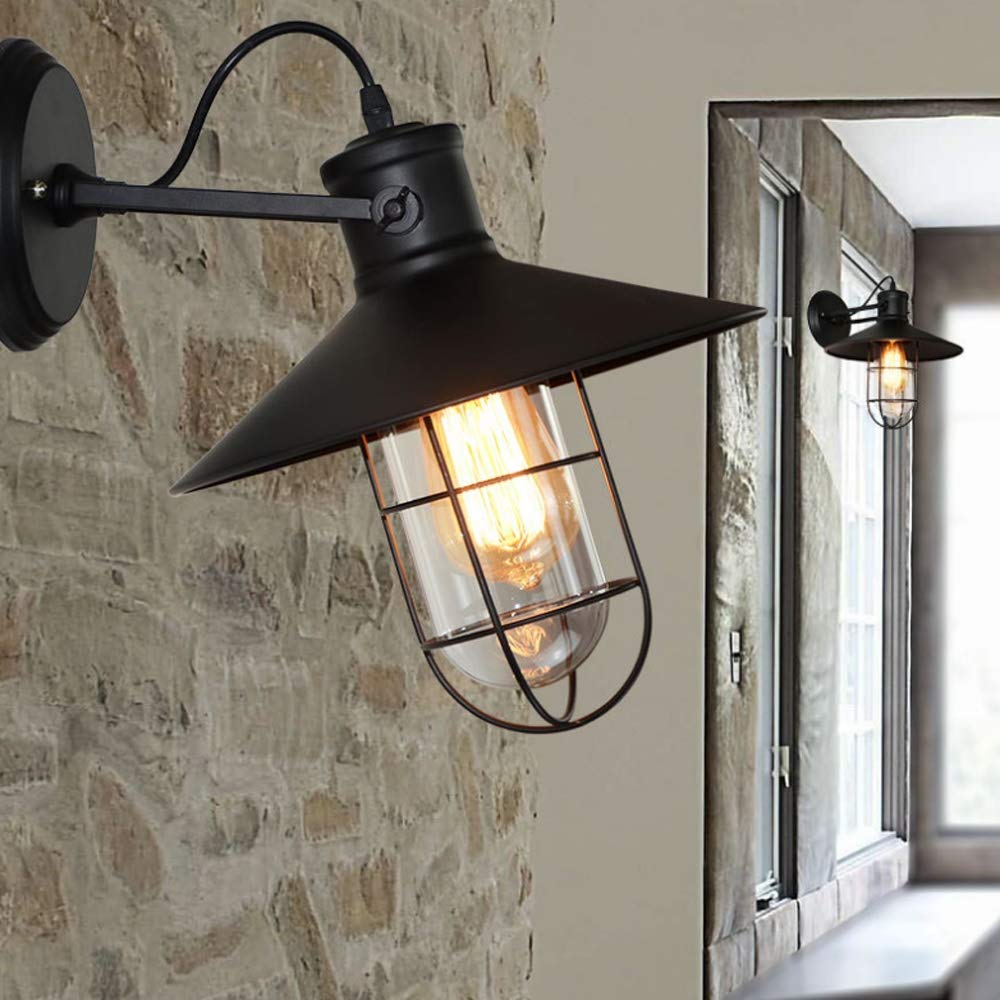 Silva Retro LED Innenbereich Wandleuchte Metall Bar Esszimmer Schlafzimmer