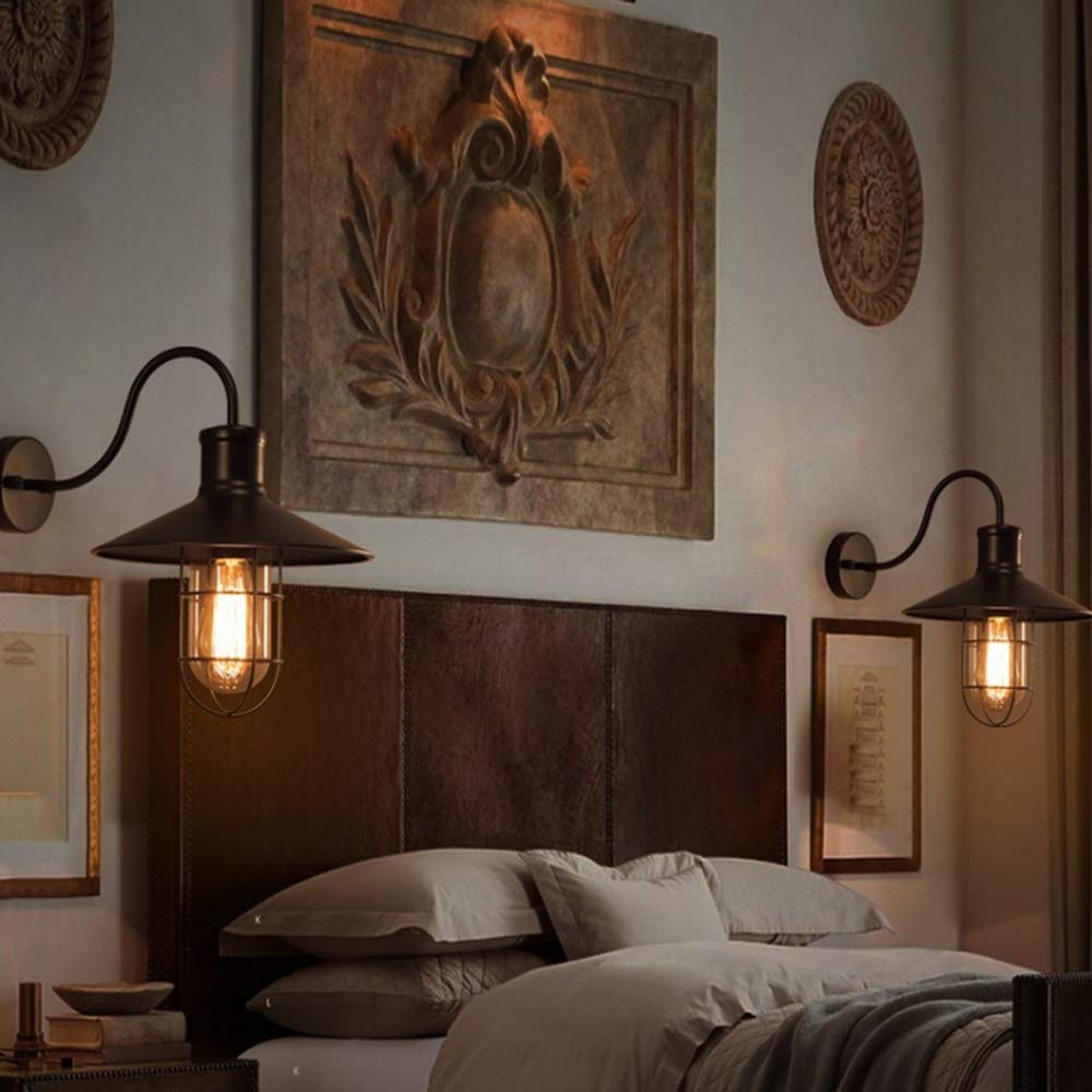 Silva Retro LED Innenbereich Wandleuchte Metall Bar Esszimmer Schlafzimmer
