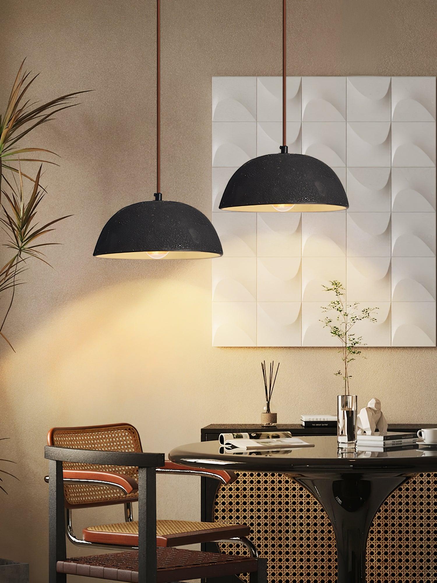 Dome Vintage Pendelleuchte aus Holz-Letslighting