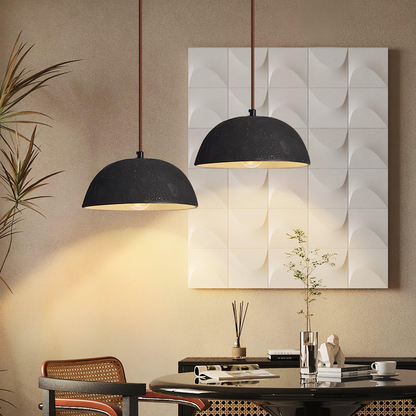 Dome Vintage Pendelleuchte aus Holz-Letslighting