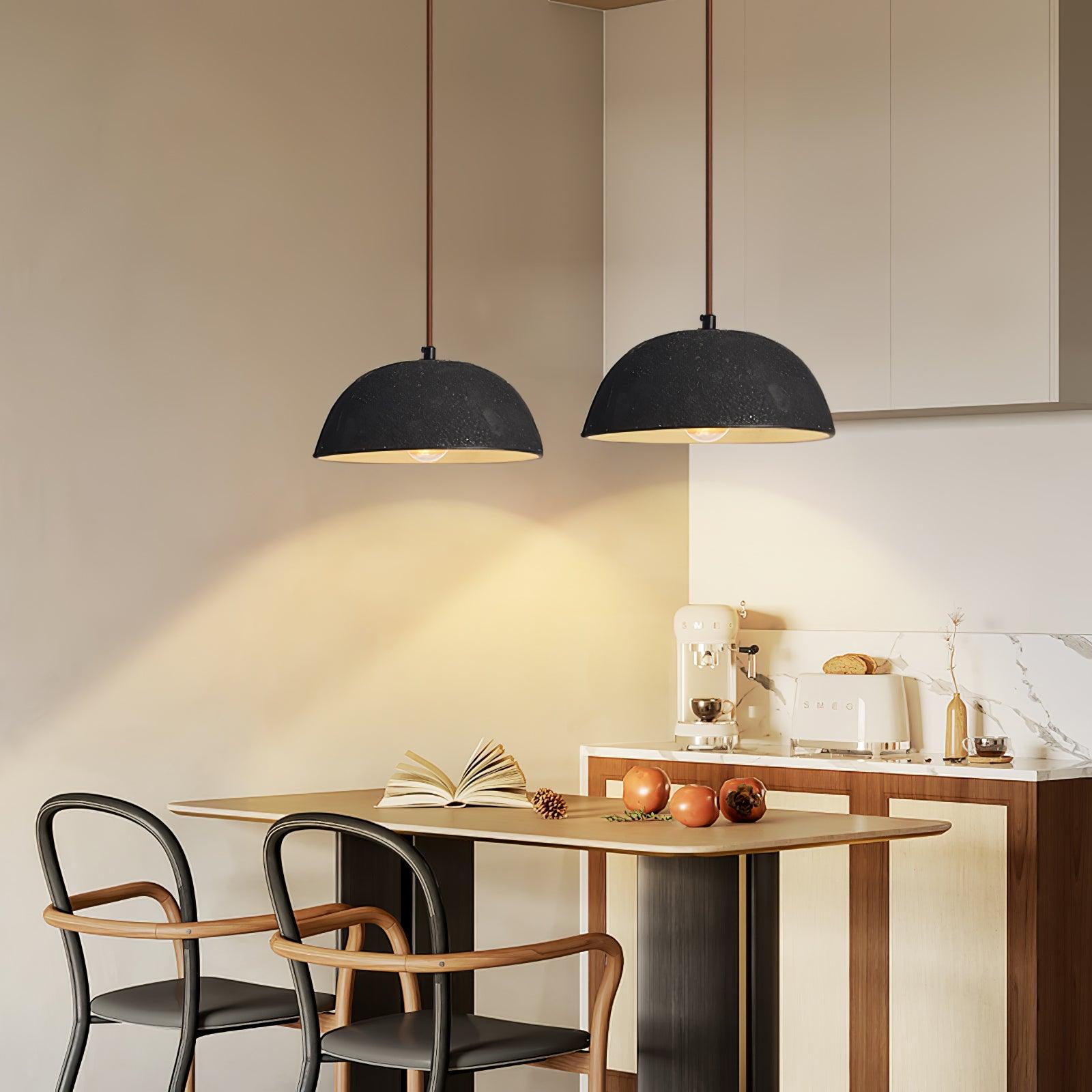 Dome Vintage Pendelleuchte aus Holz-Letslighting