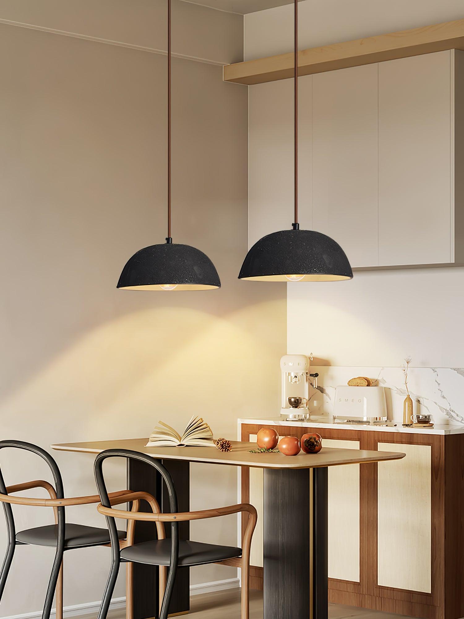 Dome Vintage Pendelleuchte aus Holz-Letslighting