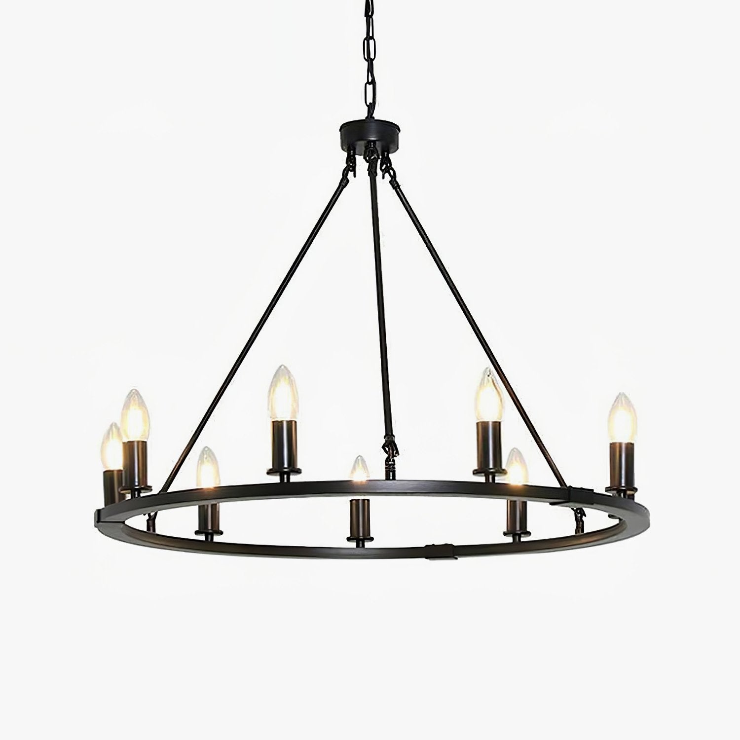 Isoran Industrieller Kronleuchter aus Eisen-Letslighting