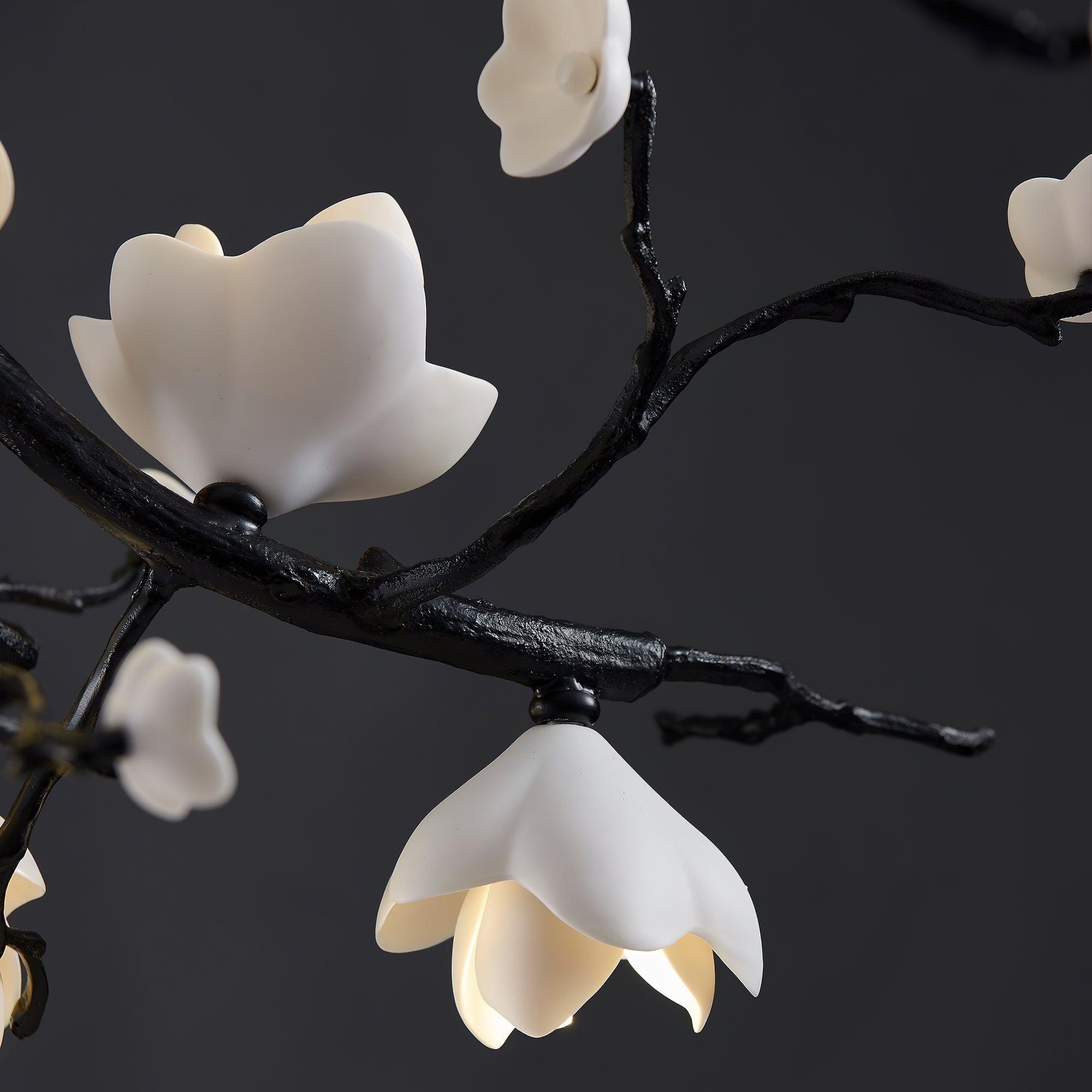 LustraPendelleuchte Schwarz Kupfer Baum Wilde Früchte-Letslighting