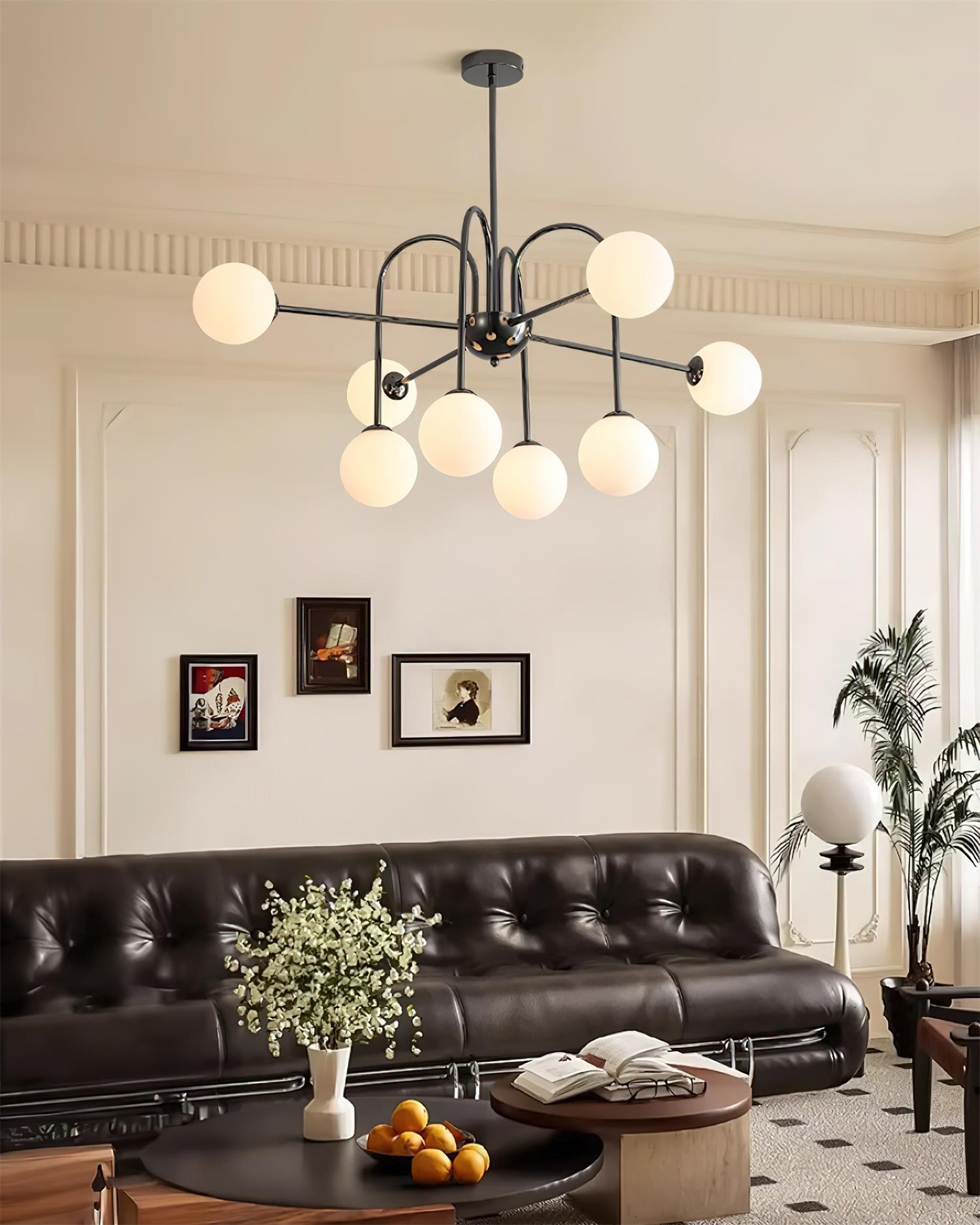 Tatum Minimalistischer Glas-Kronleuchter-Letslighting
