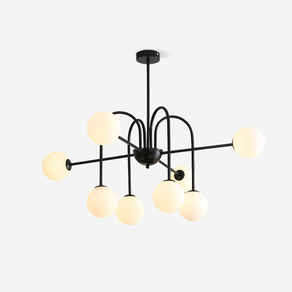 Tatum Minimalistischer Glas-Kronleuchter-Letslighting