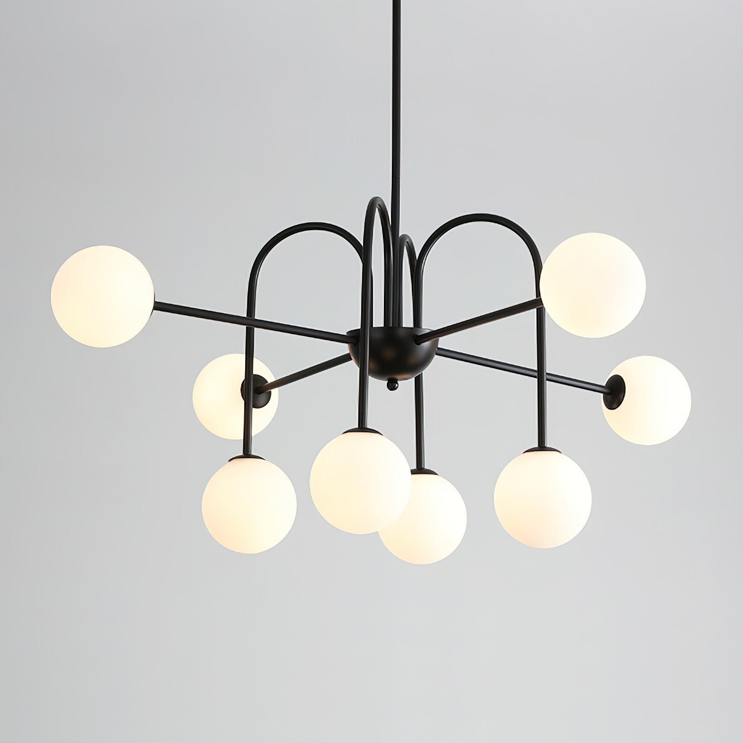 Tatum Minimalistischer Glas-Kronleuchter-Letslighting
