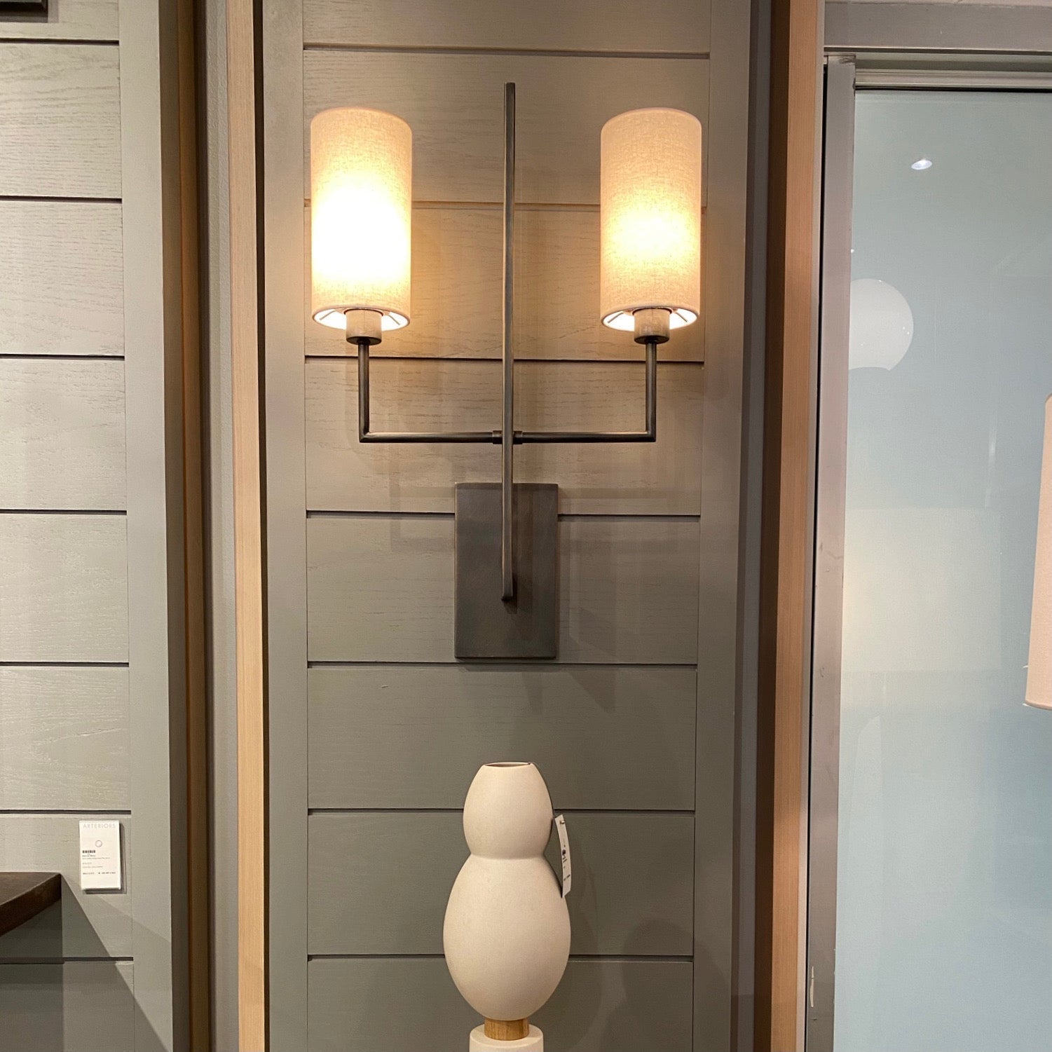 Qvistuvyj Minimalistische Wandleuchte aus Stoff-Letslighting