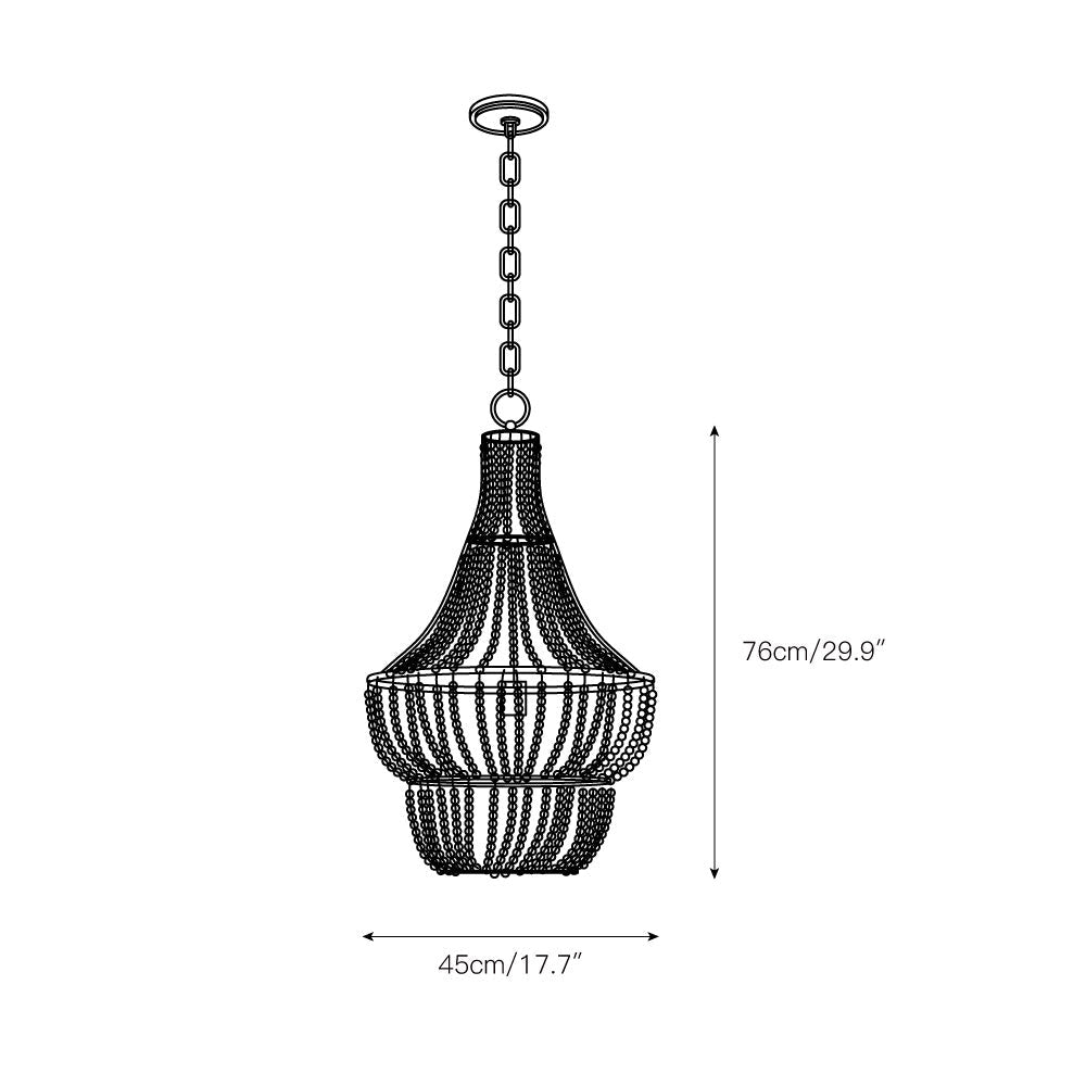 Qvistuvyd Postmoderner Luxus-Holzleuchter-Letslighting