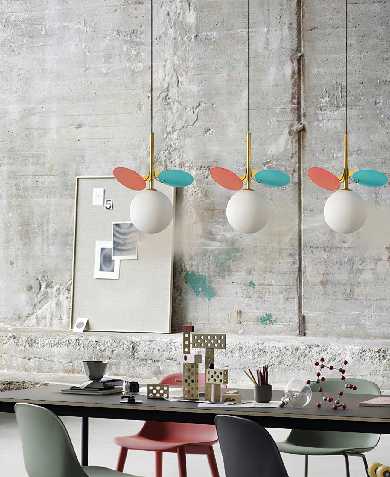 Ivphaus Glas-Pendelleuchte-Letslighting