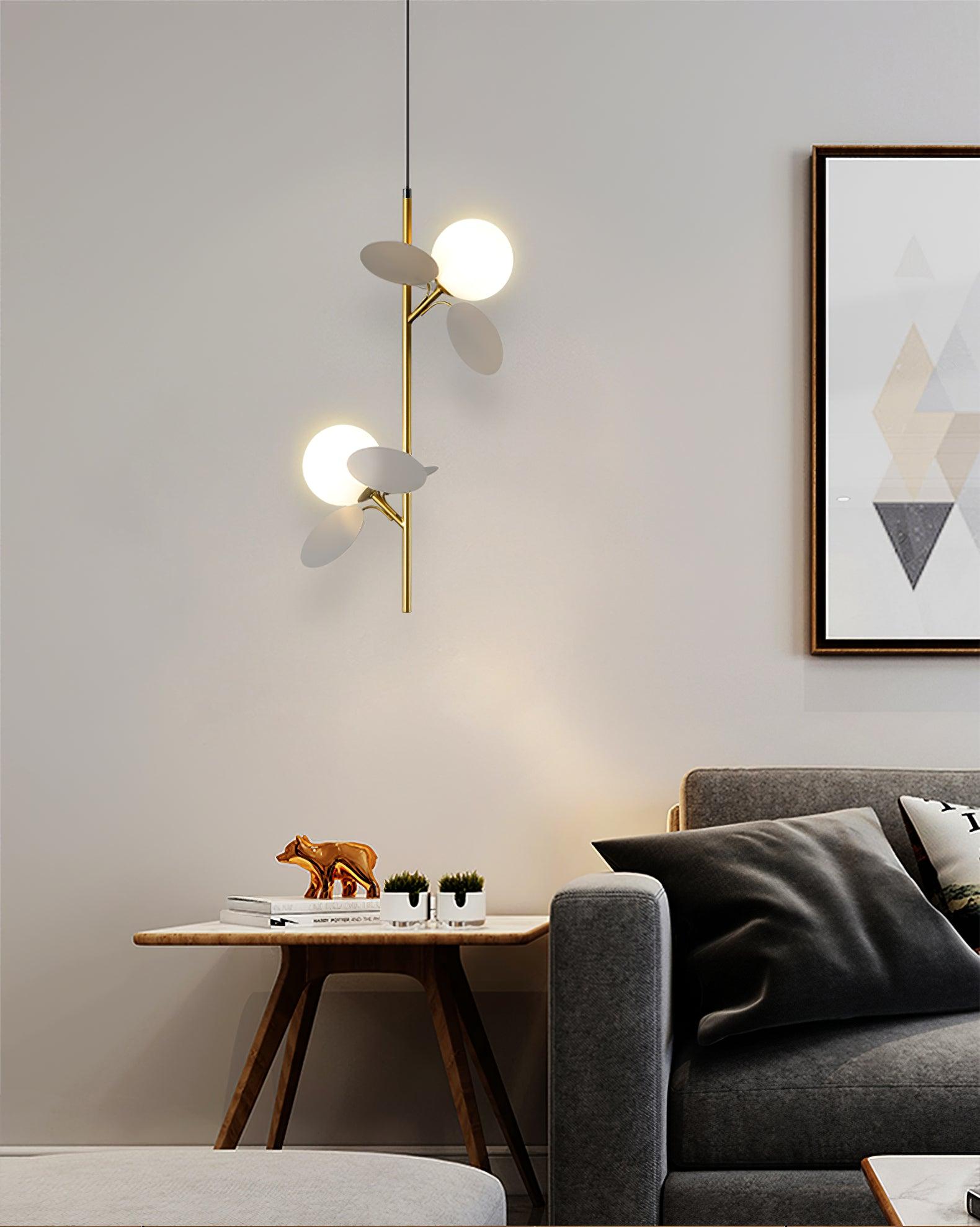 Ivphaus Glas-Pendelleuchte-Letslighting