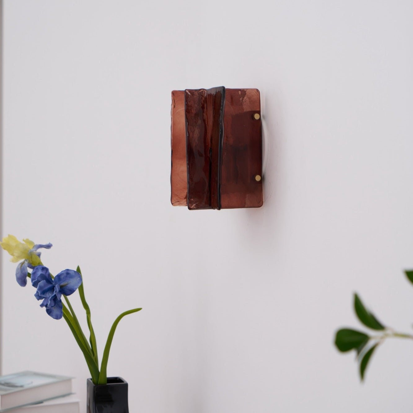 Solanic Minimalistische Glas Kunst Wandleuchte-Letslighting
