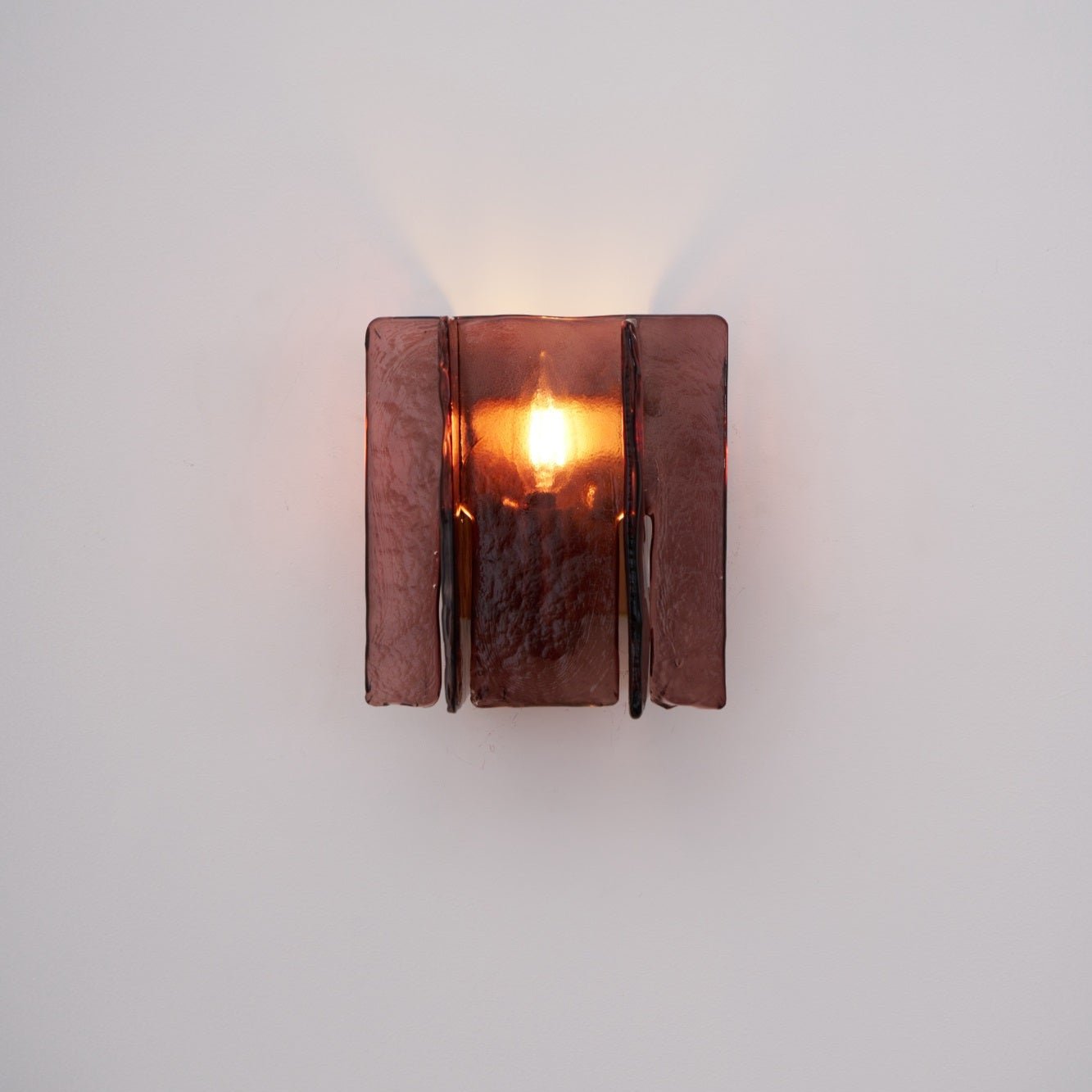 Solanic Minimalistische Glas Kunst Wandleuchte-Letslighting