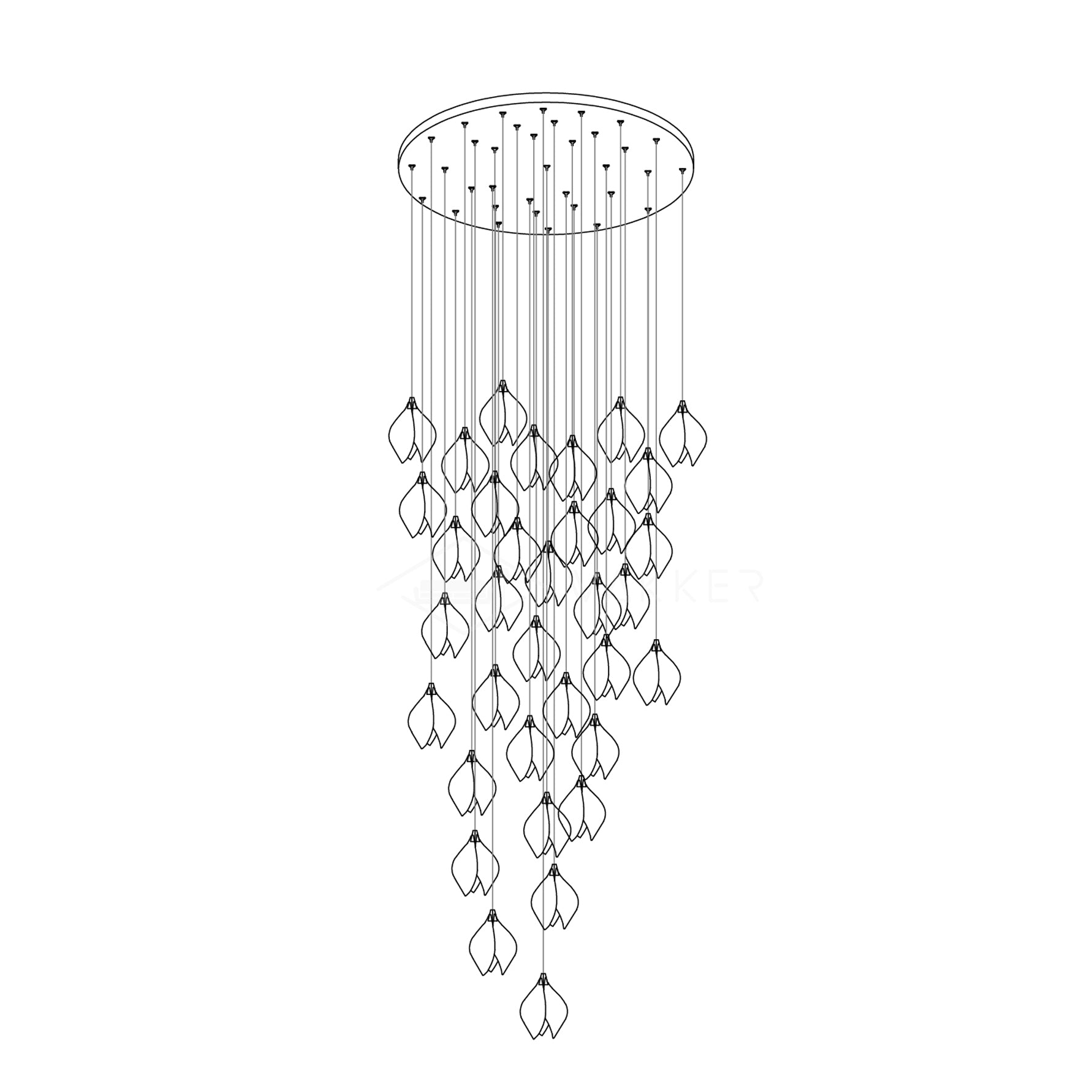 Celeste Flora Pendant Light - Blowlighting
