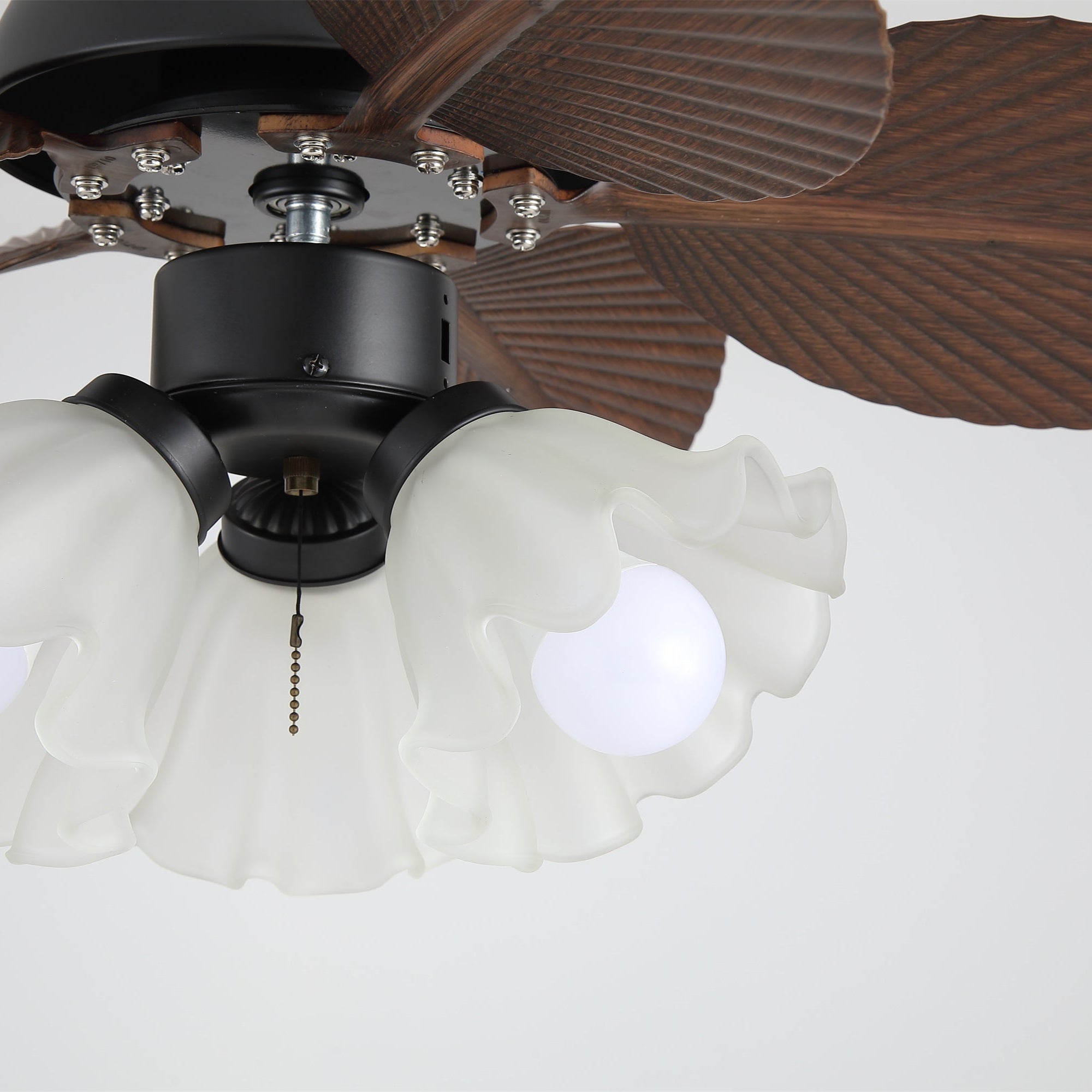 Qers Deckenventilator mit Beleuchtung und Fernbedienung
