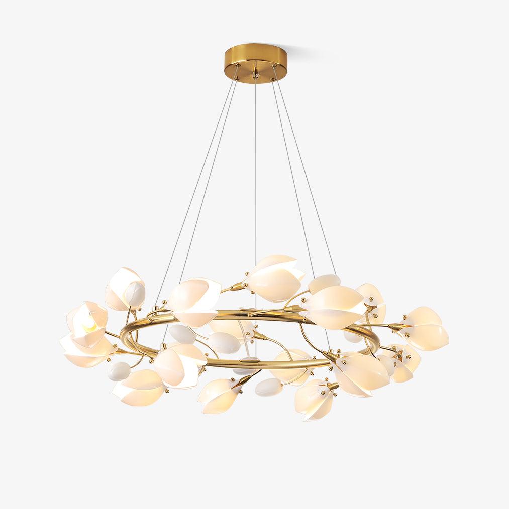 Porzellan Premium Eleganz Keramik Kronleuchter-Letslighting