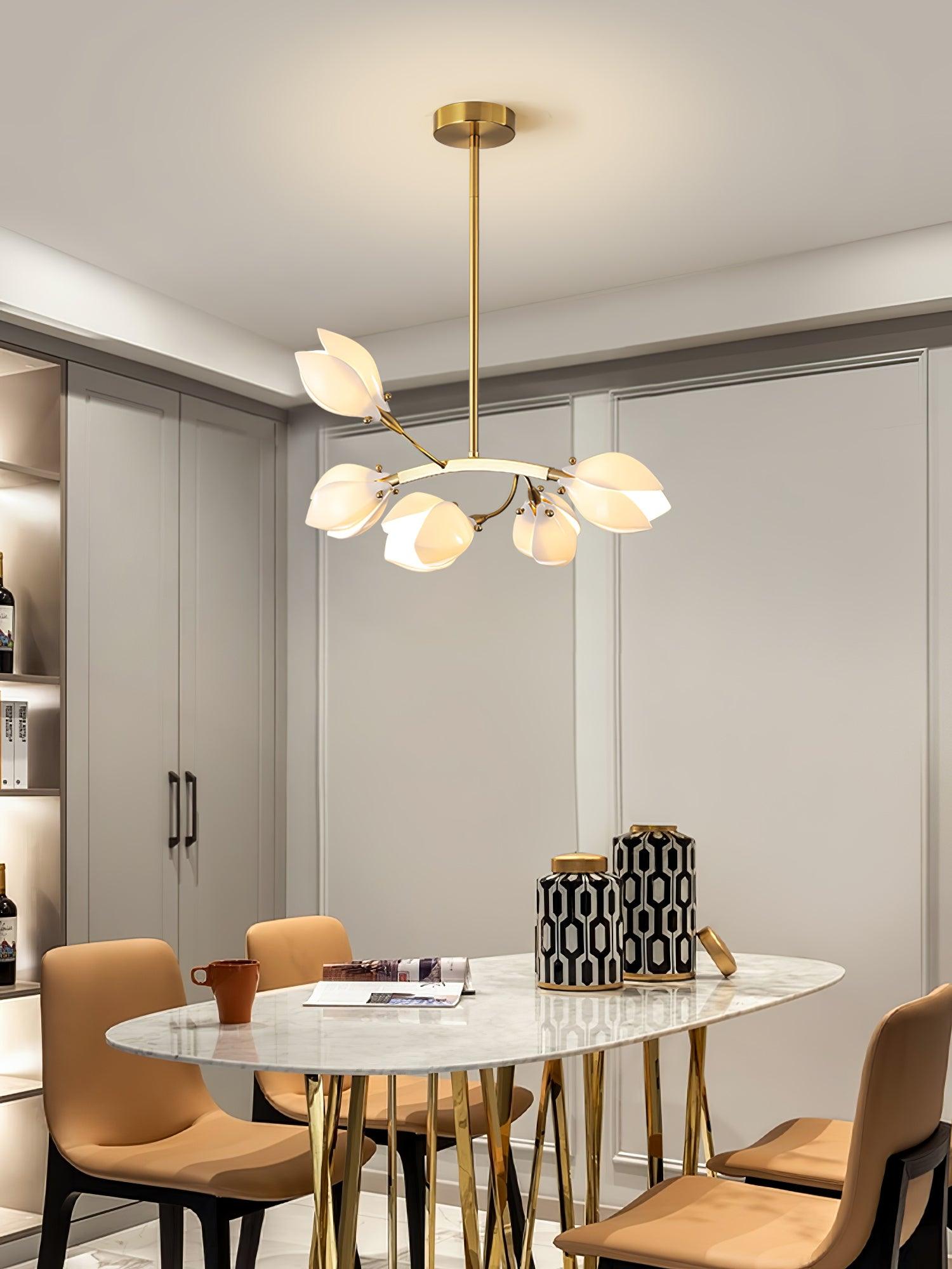 Porzellan Premium Eleganz Keramik Kronleuchter-Letslighting