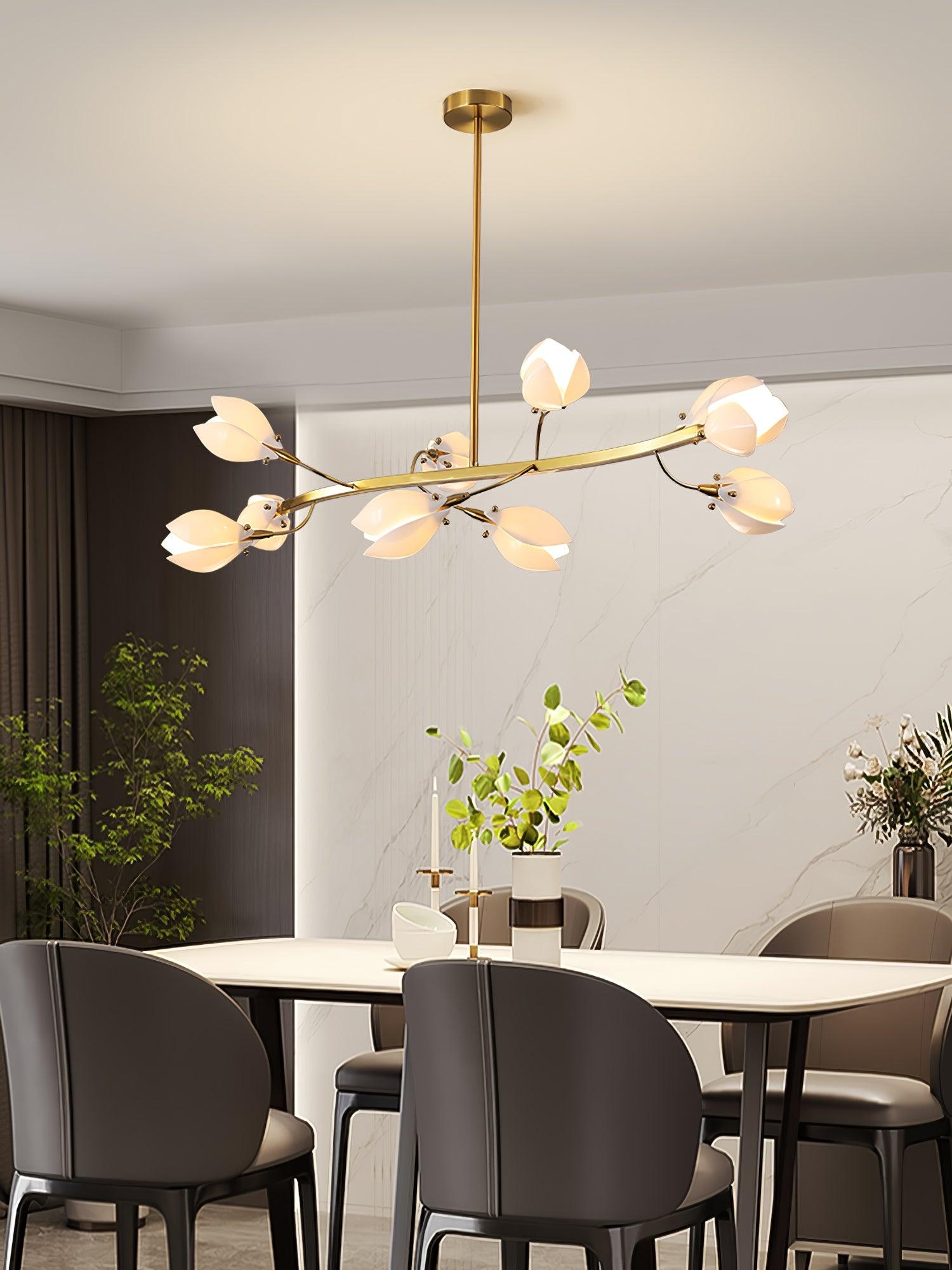 Porzellan Premium Eleganz Keramik Kronleuchter-Letslighting