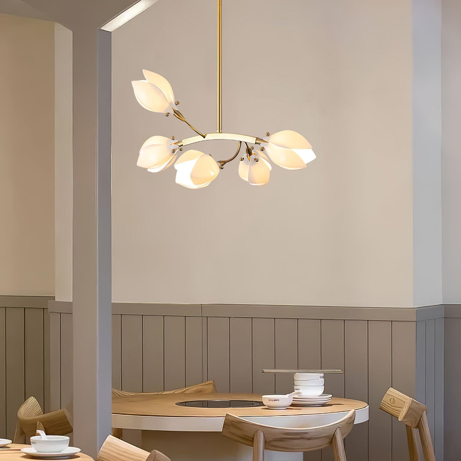 Porzellan Premium Eleganz Keramik Kronleuchter-Letslighting