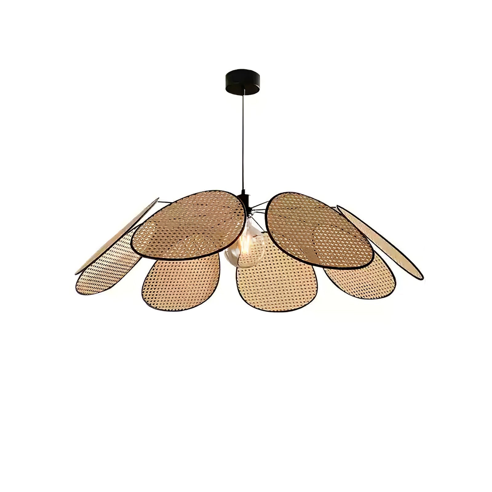 Orvara Blossom Petal Rattan Pendant Lamp-Letslighting