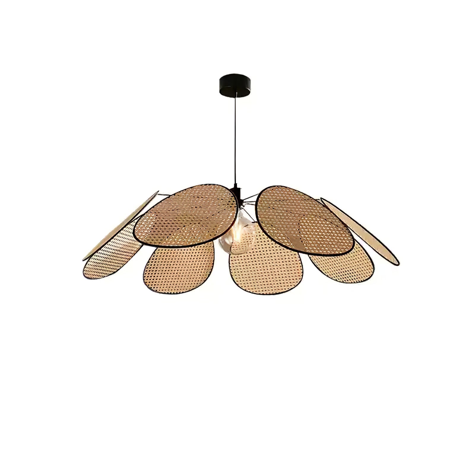 Orvara Blossom Petal Rattan Pendant Lamp-Letslighting