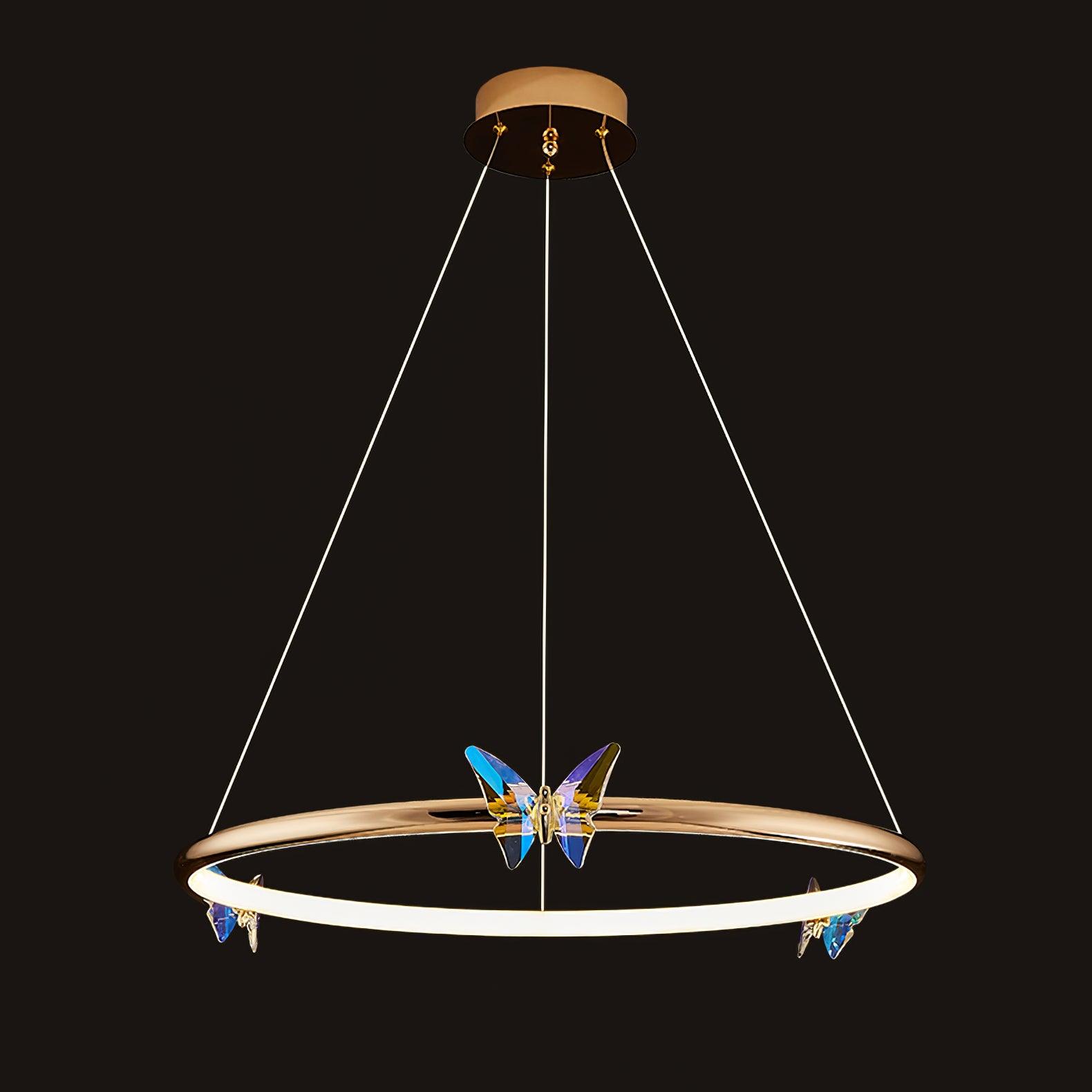 Lustra Kronleuchter Schmetterling Kristall Ring Elegant-Letslighting
