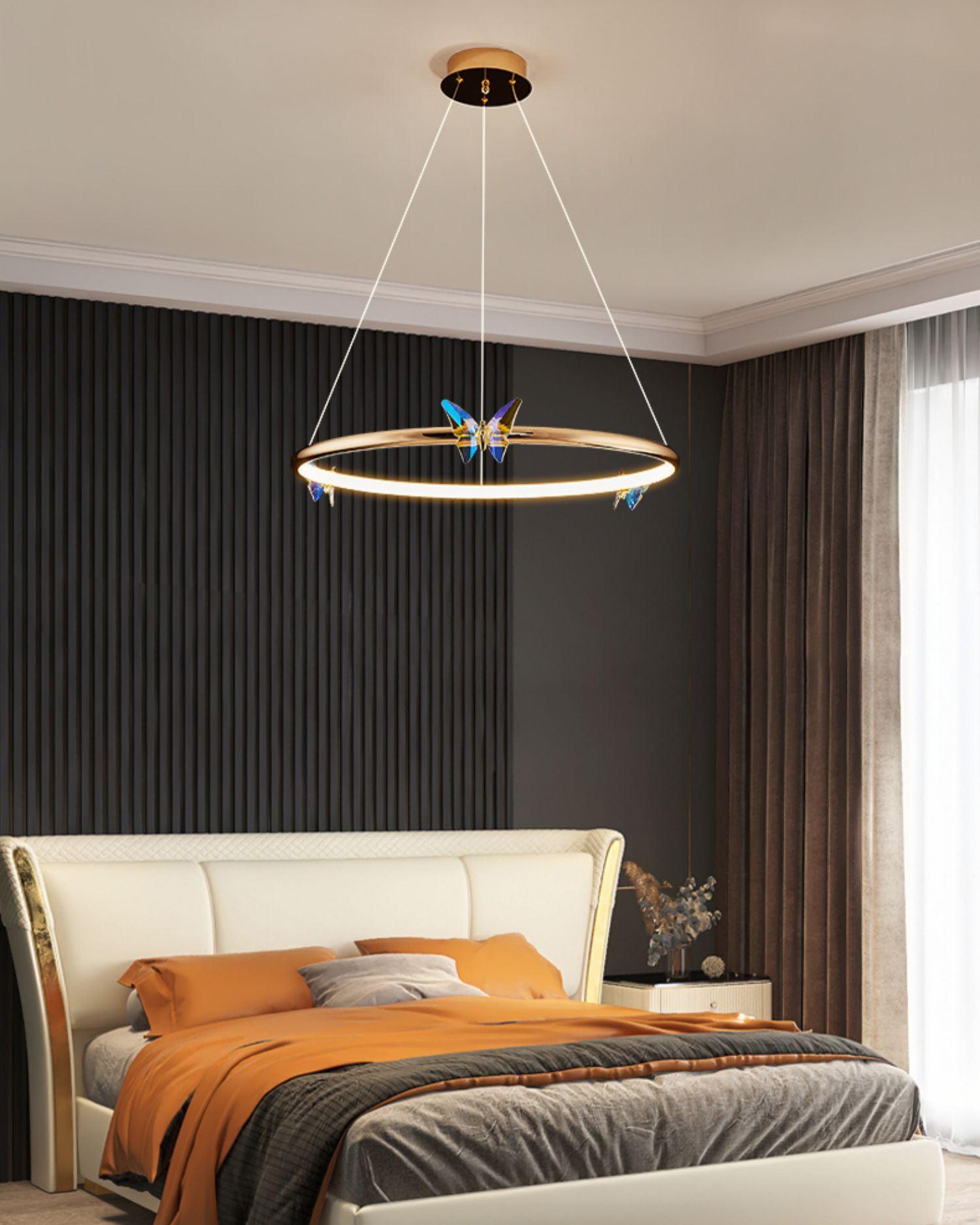 Lustra Kronleuchter Schmetterling Kristall Ring Elegant-Letslighting