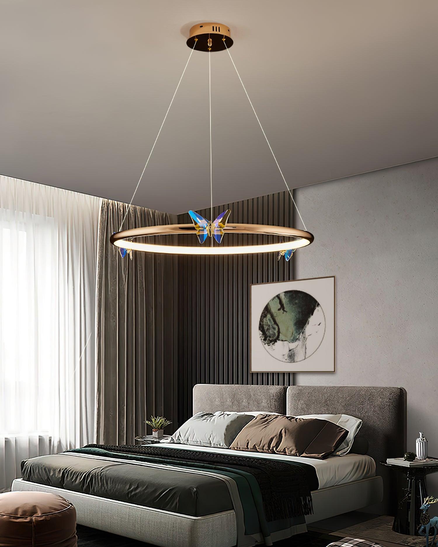 Lustra Kronleuchter Schmetterling Kristall Ring Elegant-Letslighting
