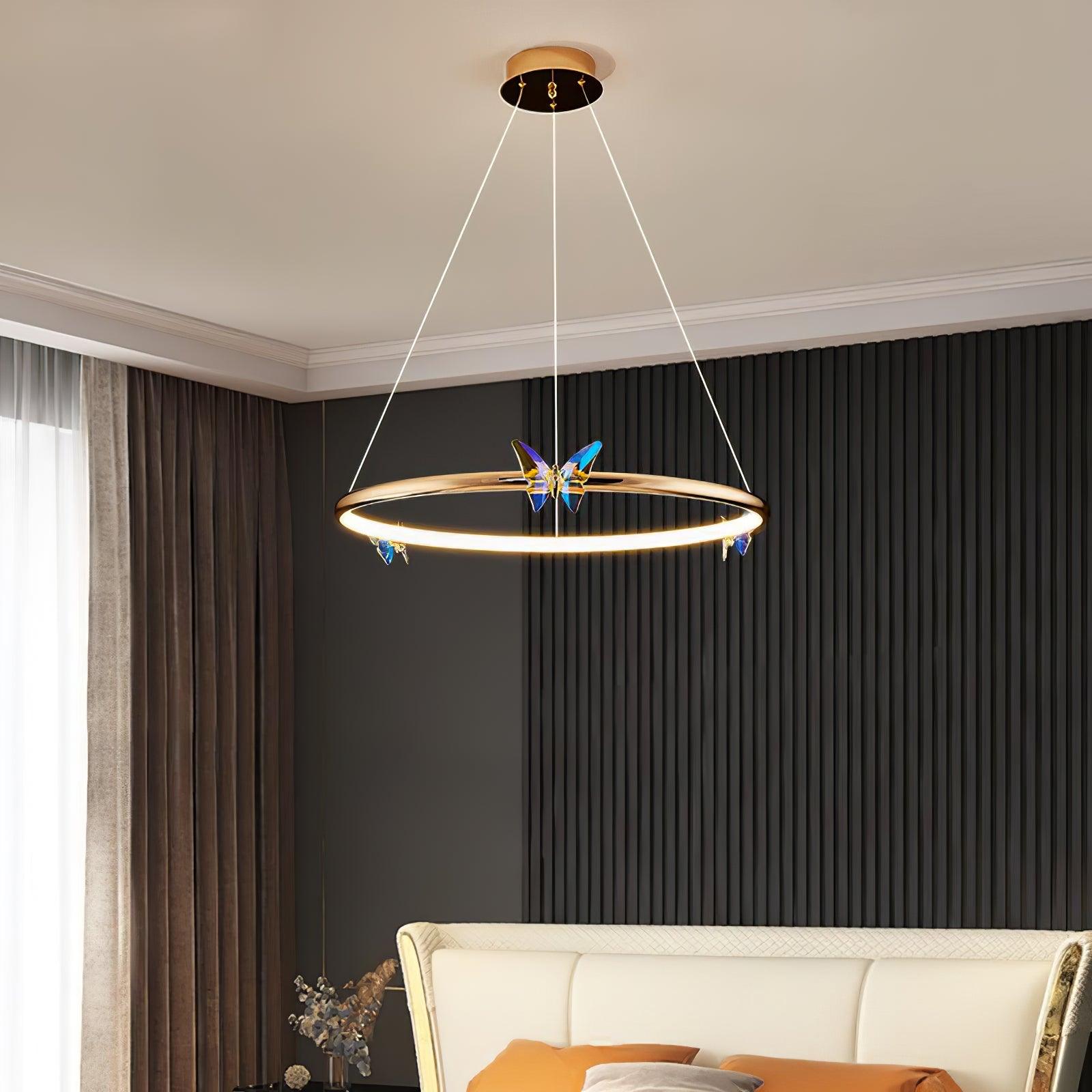 Lustra Kronleuchter Schmetterling Kristall Ring Elegant-Letslighting