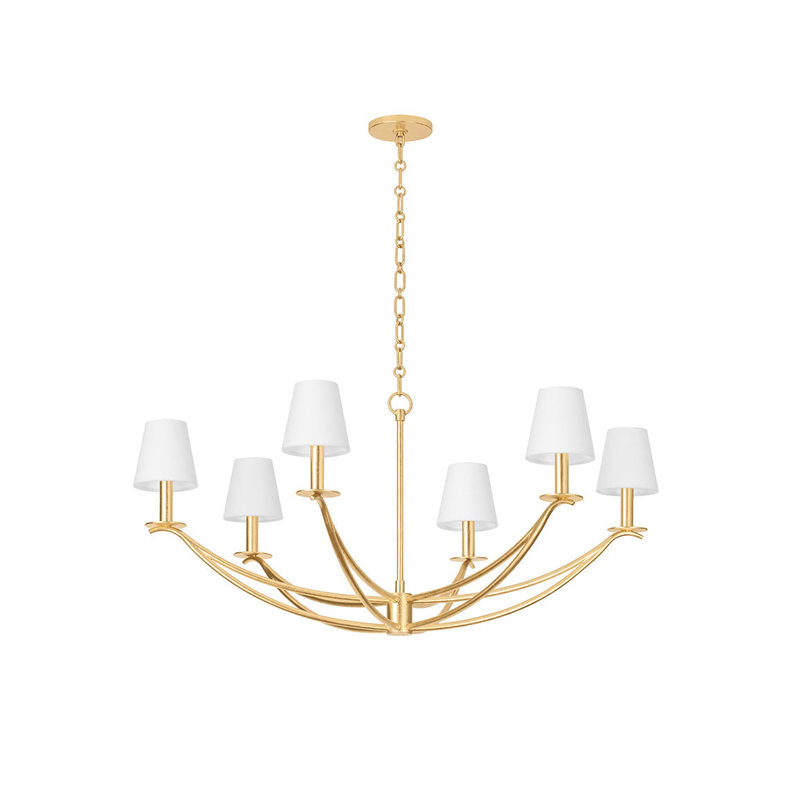 Ulfuvyd Modern Minimalist Fabric Metal Chandelier - Letslighting