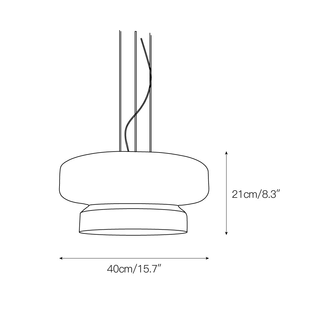 Xenuvyj Modern Minimalist Metal Glass Pendant Lamp - Letslighting