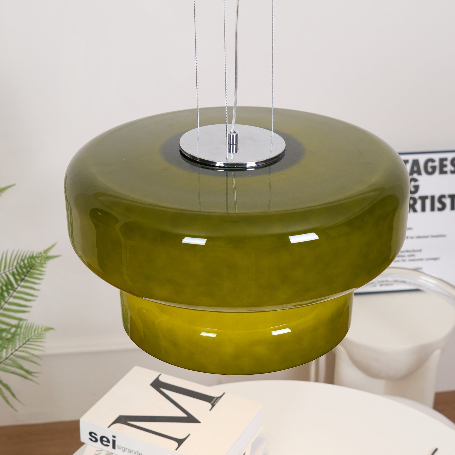 Zerithce Glas Moderne Minimalistische Pendelleuchte-Letslighting
