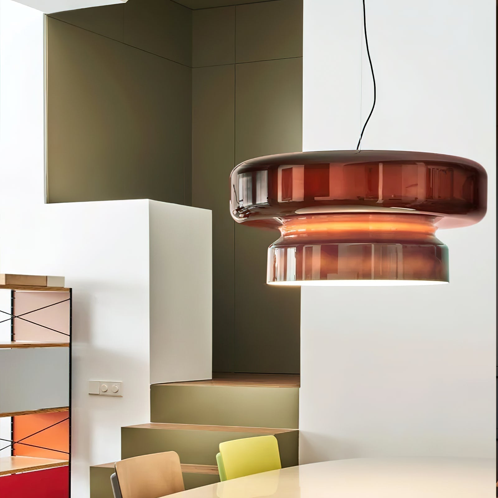 Zerithce Glas Moderne Minimalistische Pendelleuchte-Letslighting