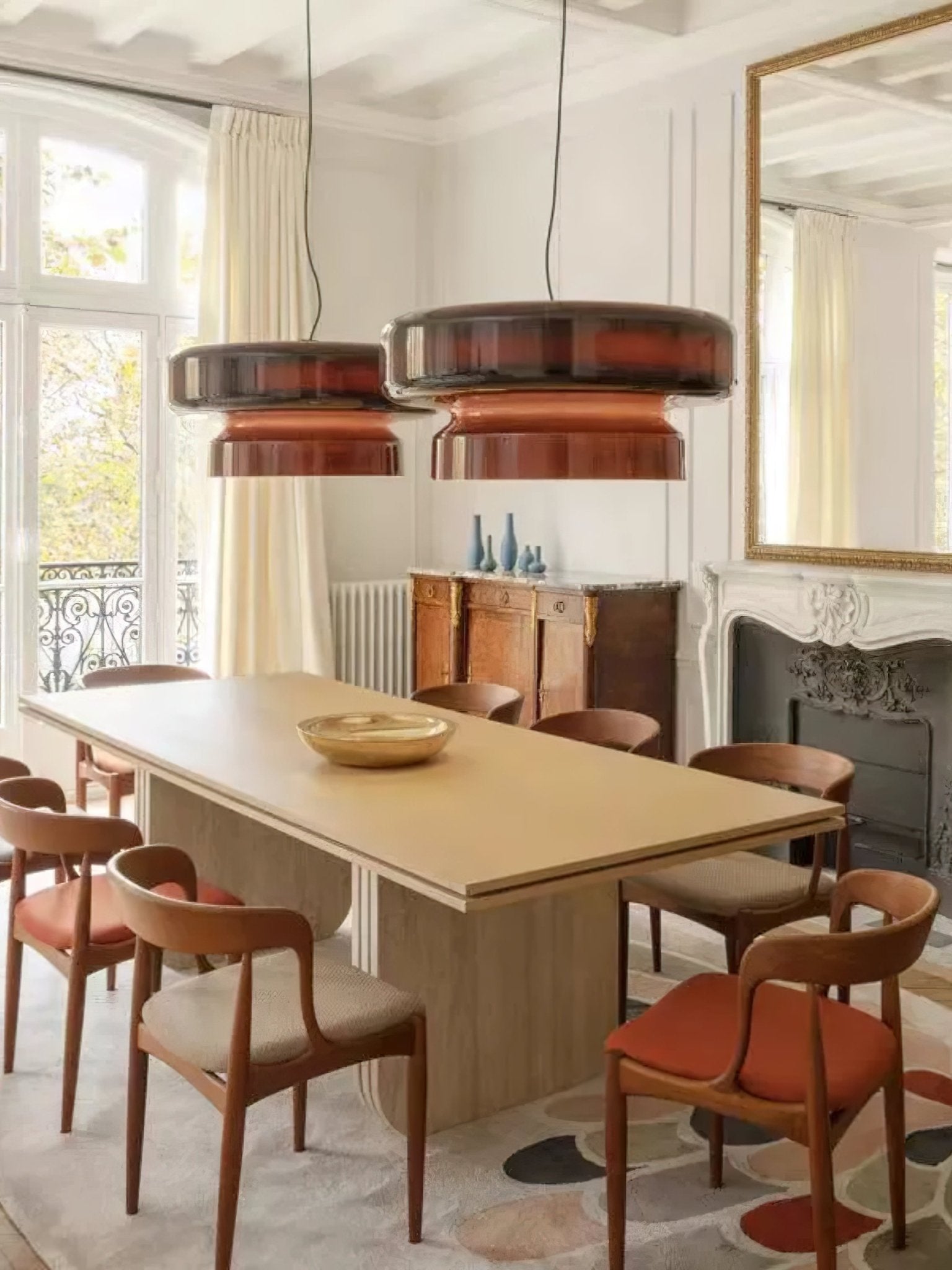 Zerithce Glas Moderne Minimalistische Pendelleuchte-Letslighting