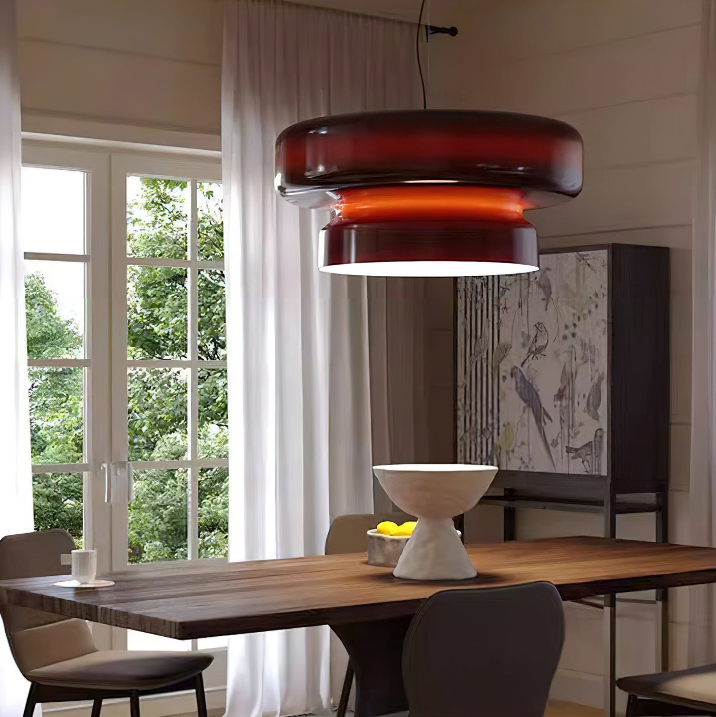 Zerithce Glas Moderne Minimalistische Pendelleuchte-Letslighting