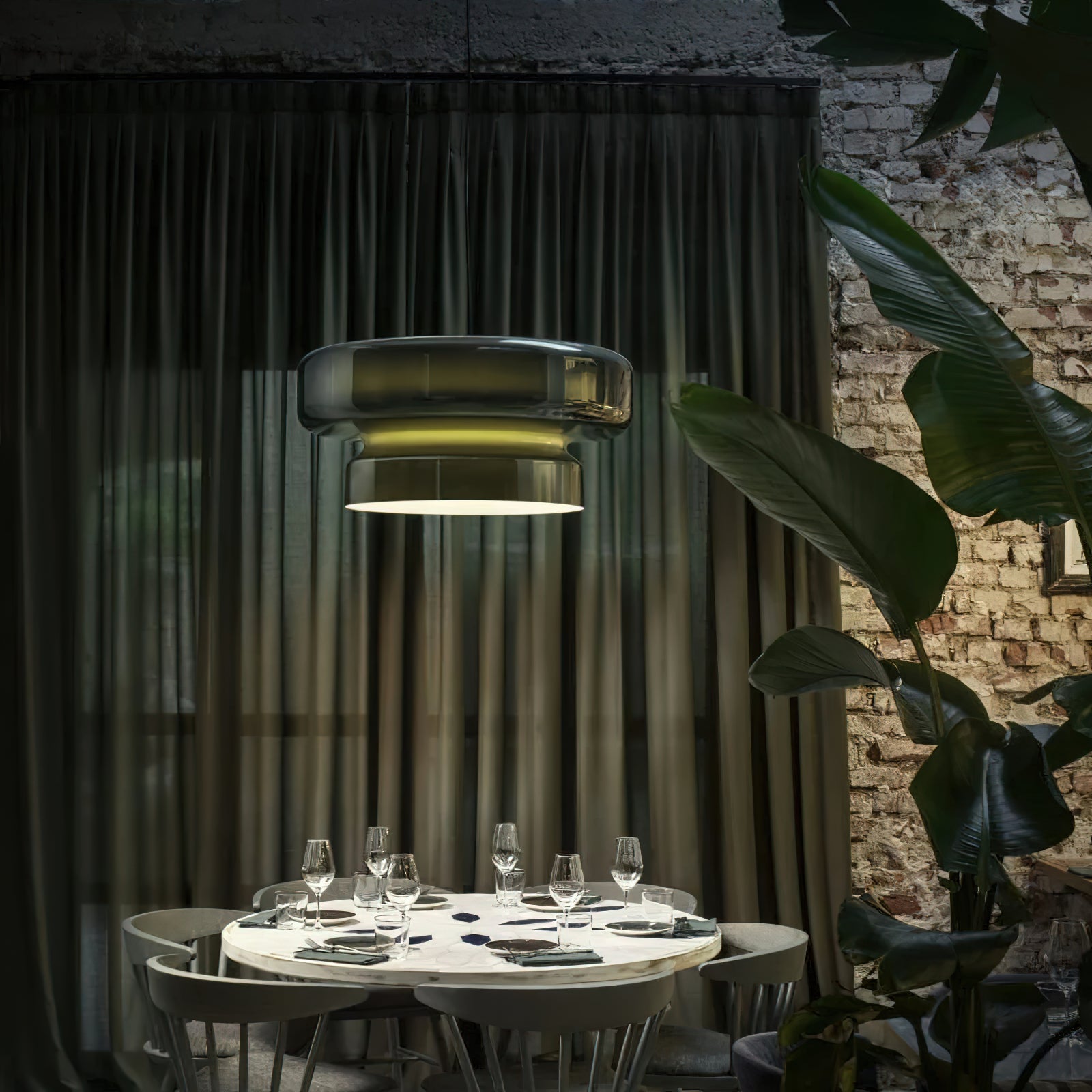 Zerithce Glas Moderne Minimalistische Pendelleuchte-Letslighting