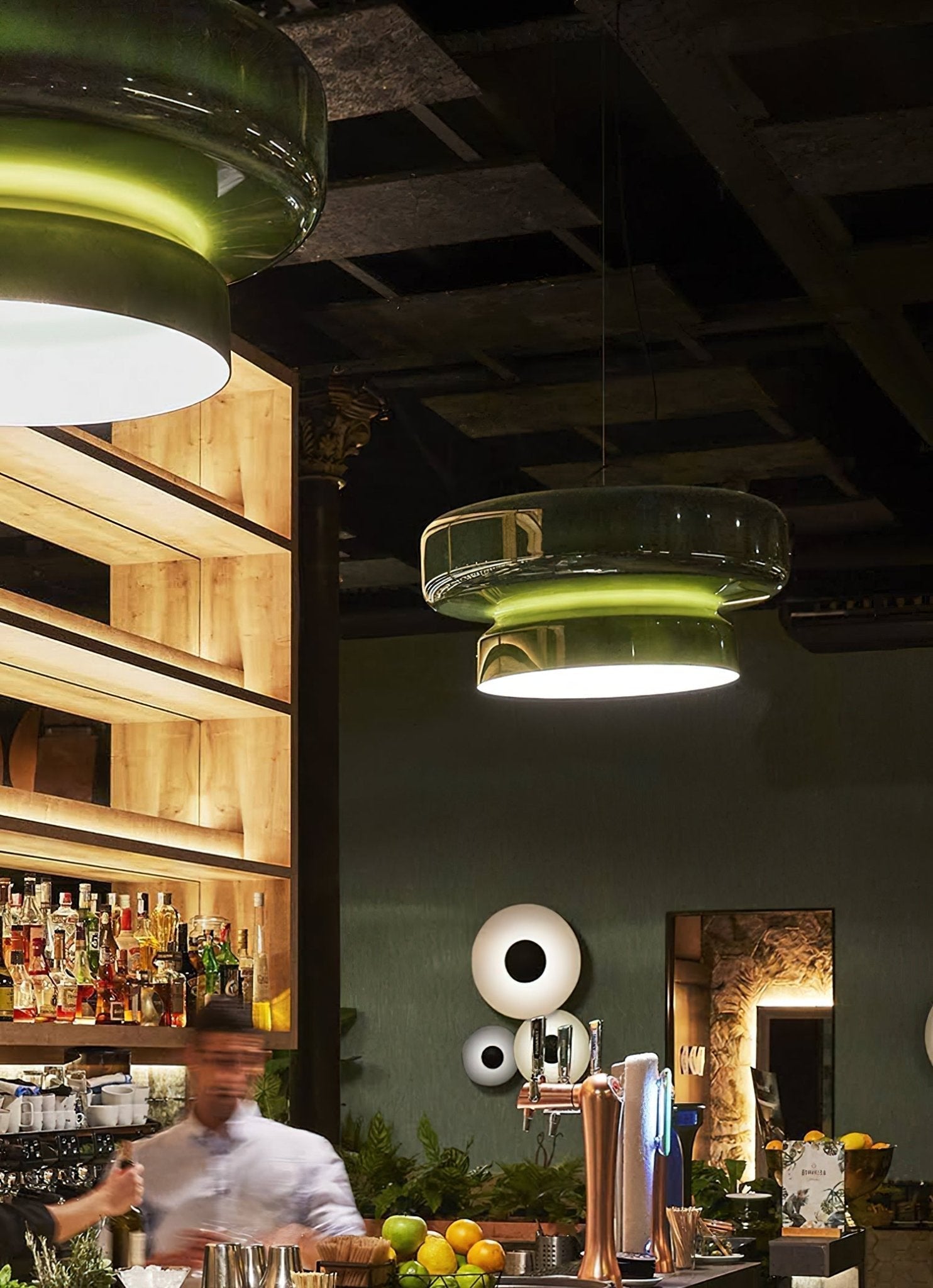 Zerithce Glas Moderne Minimalistische Pendelleuchte-Letslighting