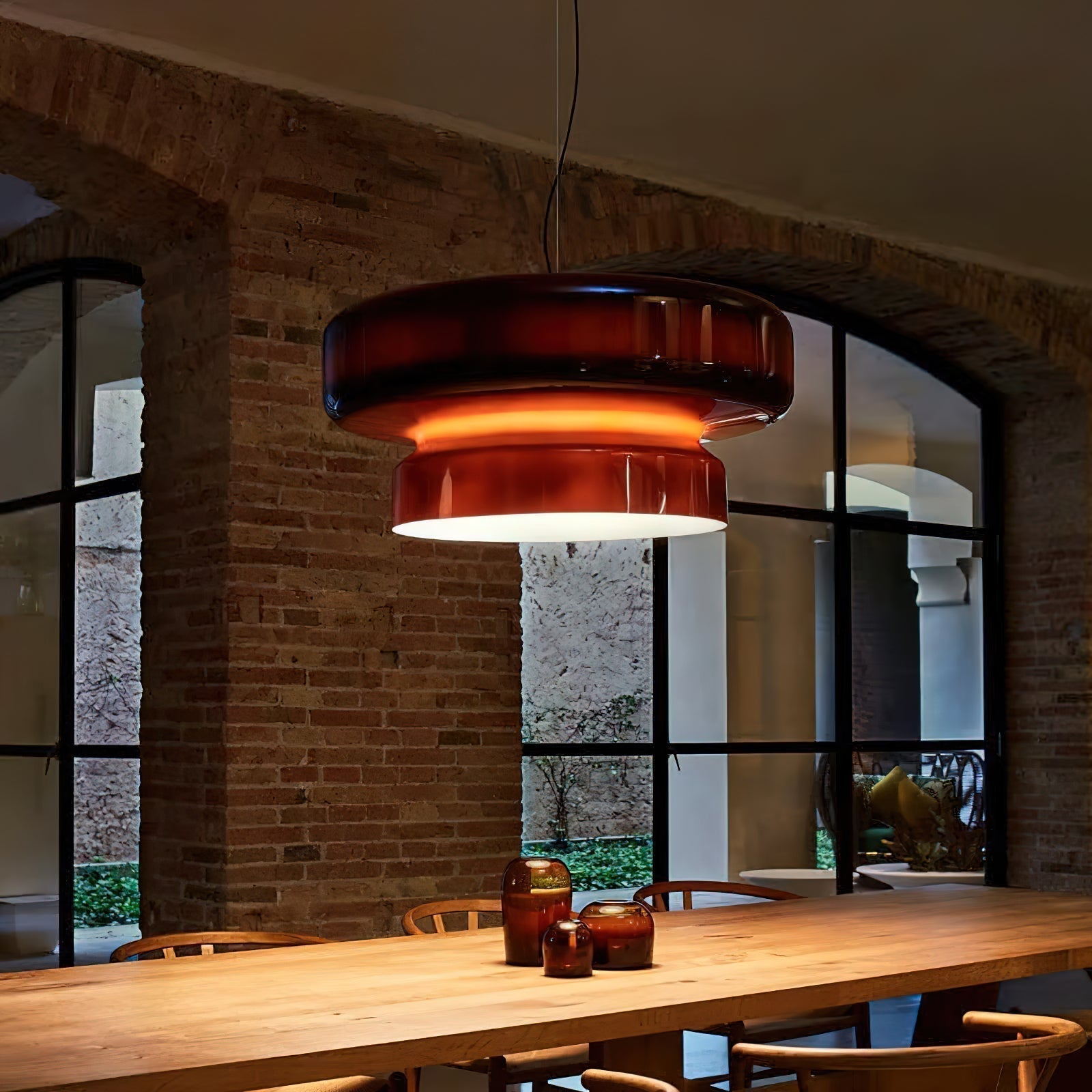 Zerithce Glas Moderne Minimalistische Pendelleuchte-Letslighting