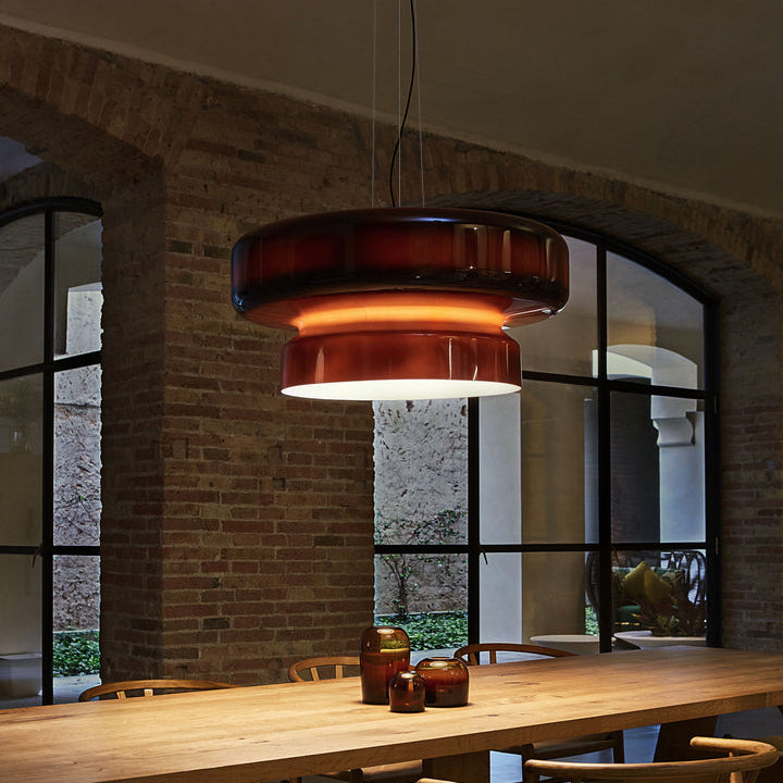 Xenuvyj Modern Minimalist Metal Glass Pendant Lamp - Letslighting