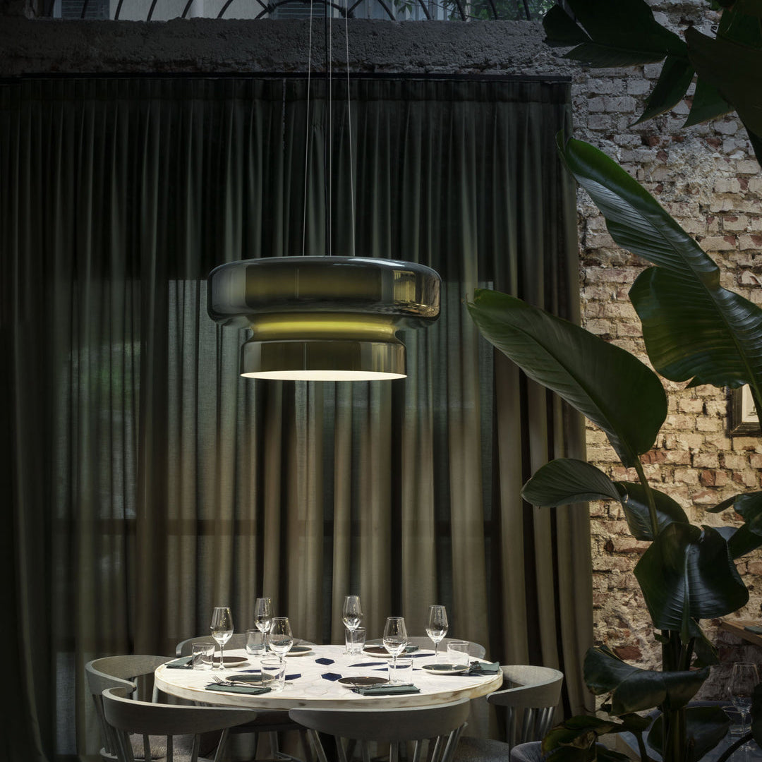 Xenuvyj Modern Minimalist Metal Glass Pendant Lamp - Letslighting