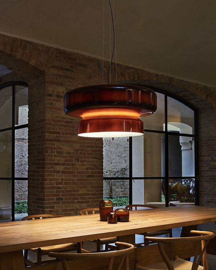 Xenuvyj Modern Minimalist Metal Glass Pendant Lamp - Letslighting