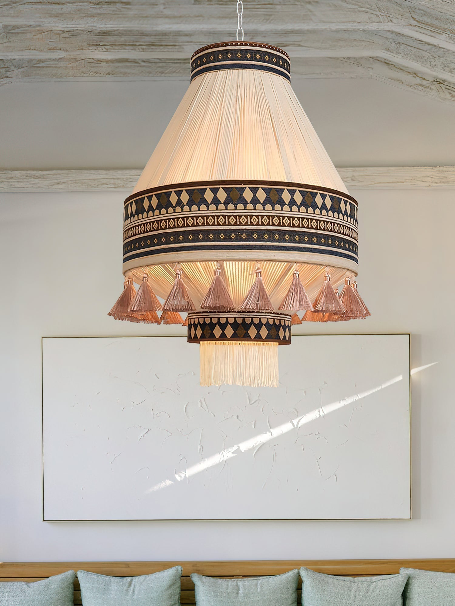 Calyce Stoff Gemütlich Pendelleuchte Lampe-Letslighting