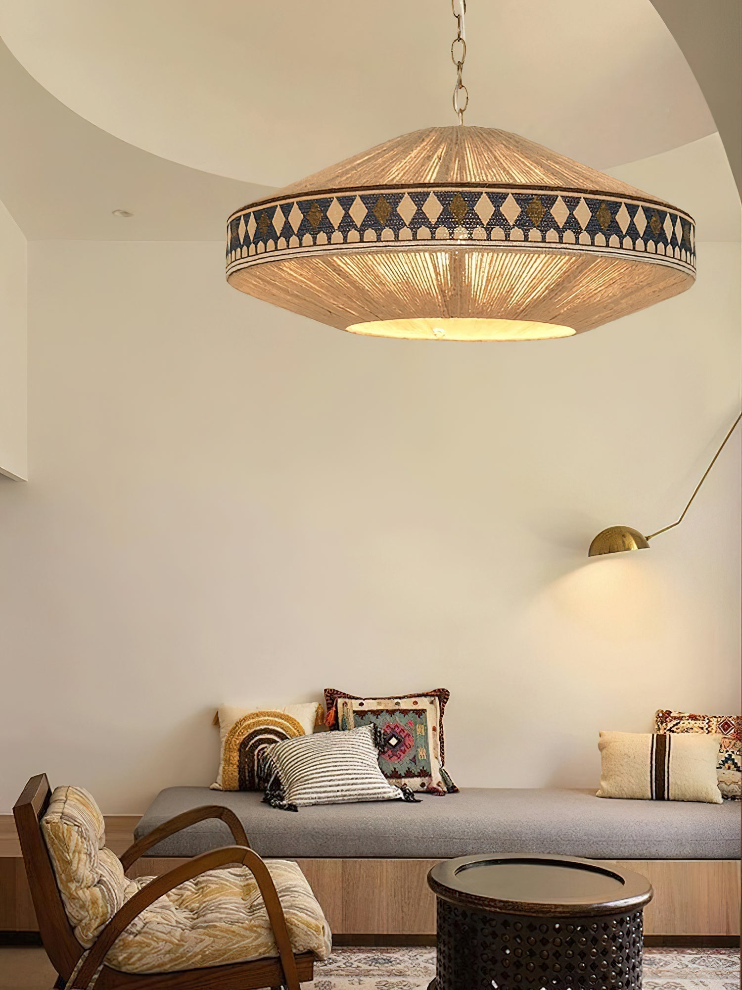 Calyce Stoff Gemütlich Pendelleuchte Lampe-Letslighting
