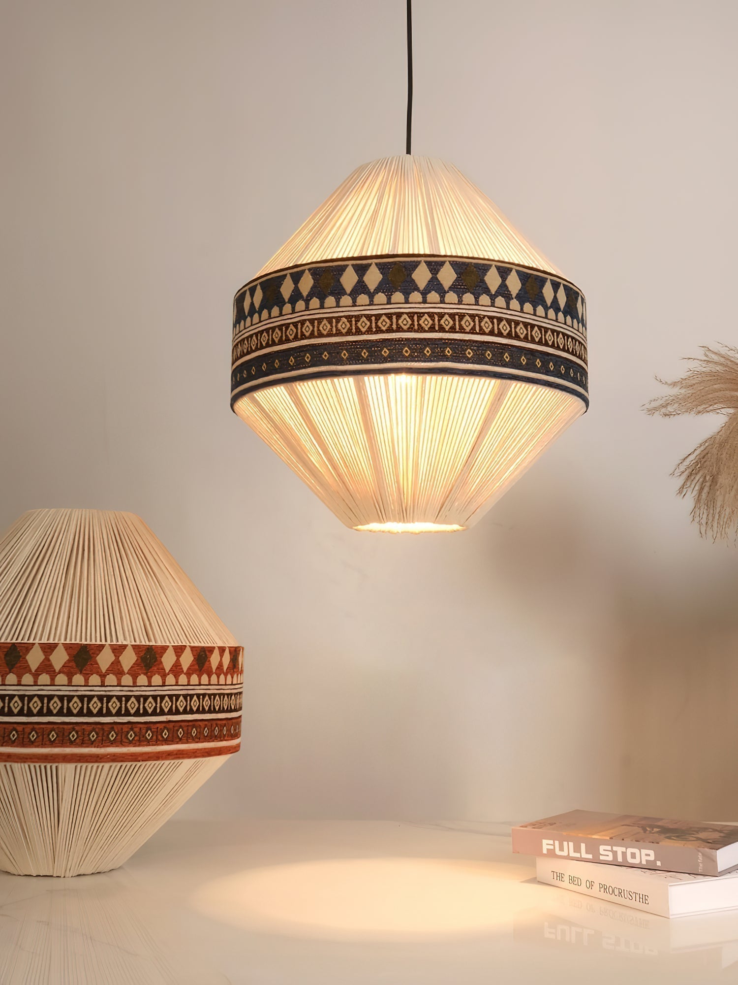 Calyce Stoff Gemütlich Pendelleuchte Lampe-Letslighting