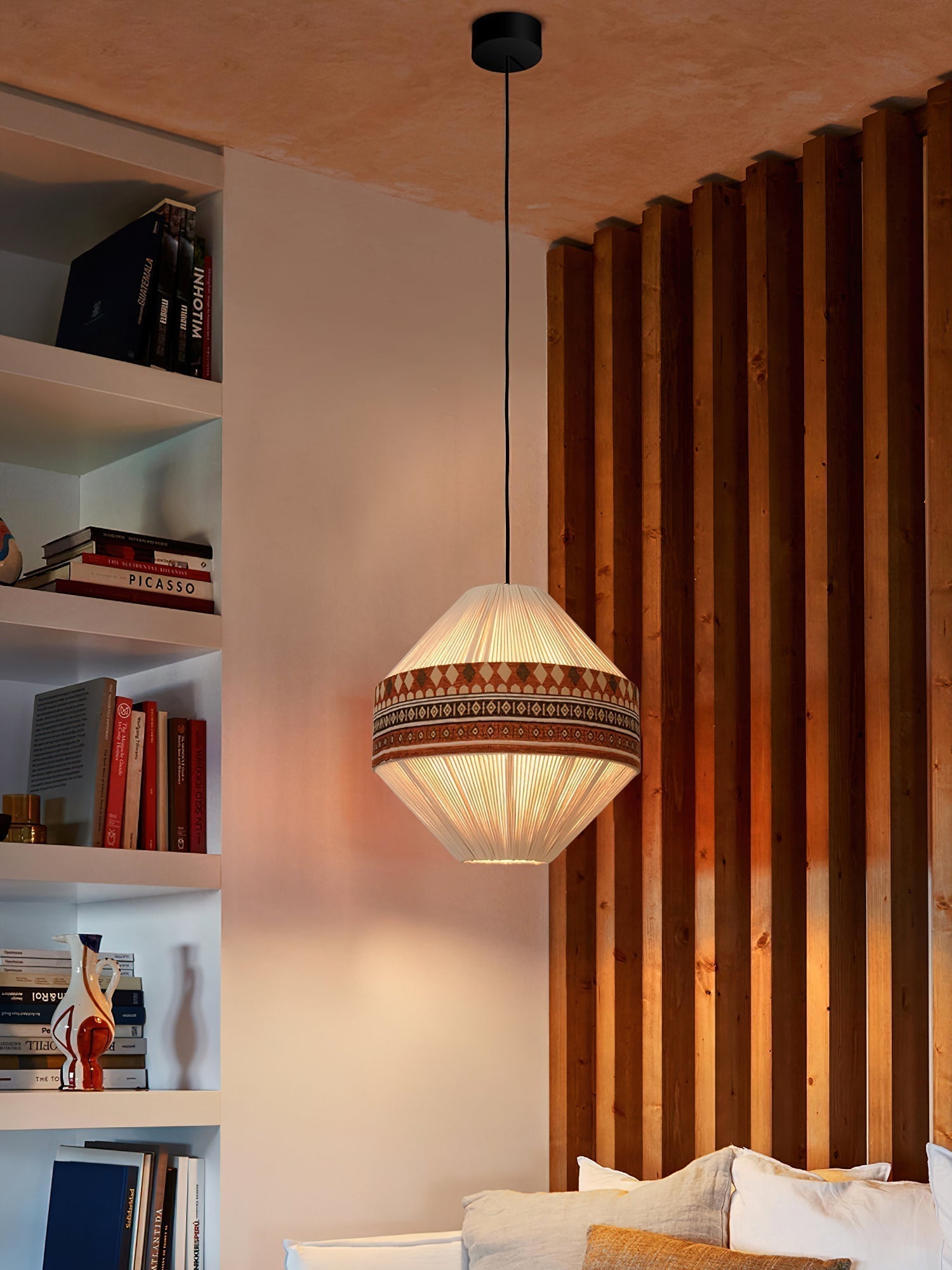 Calyce Stoff Gemütlich Pendelleuchte Lampe-Letslighting
