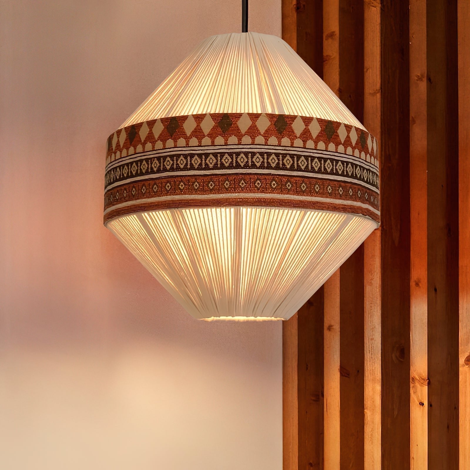 Calyce Stoff Gemütlich Pendelleuchte Lampe-Letslighting