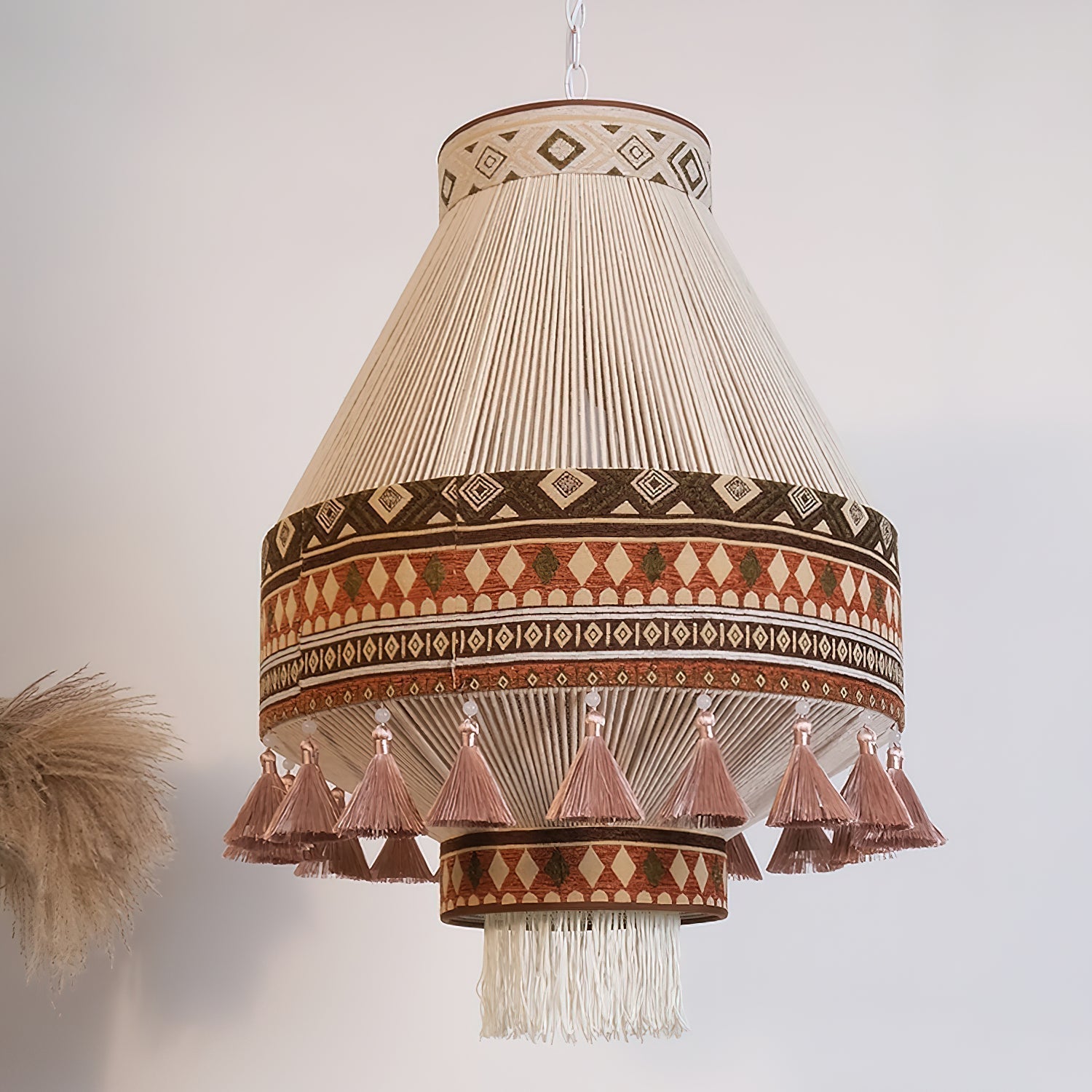 Calyce Stoff Gemütlich Pendelleuchte Lampe-Letslighting