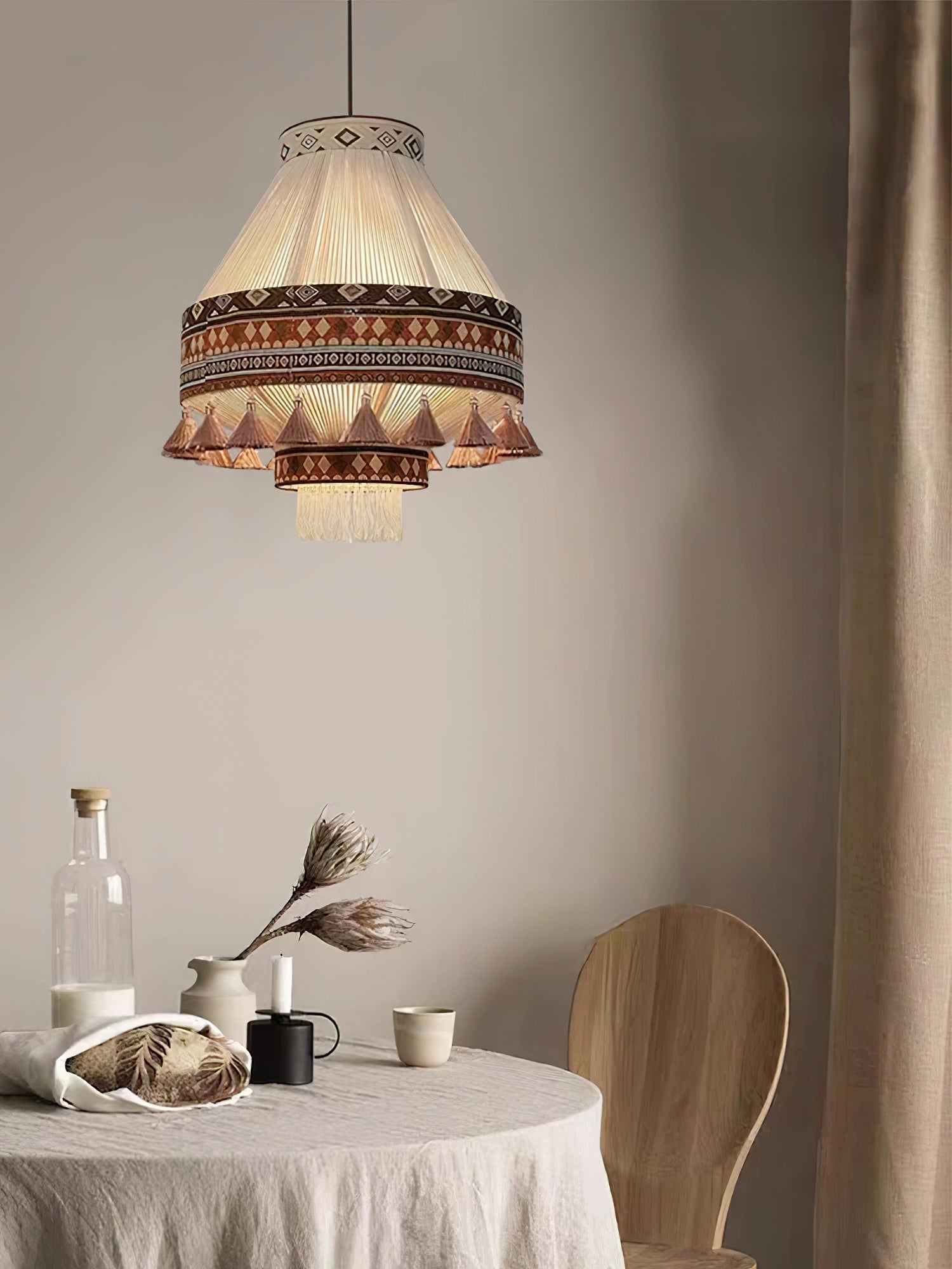 Calyce Stoff Gemütlich Pendelleuchte Lampe-Letslighting